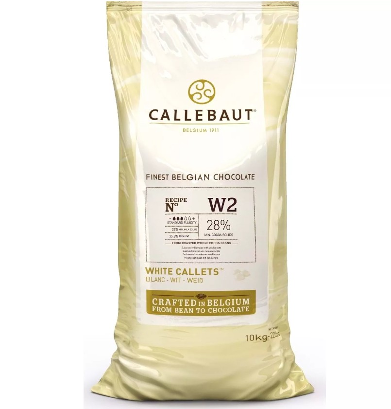 Callebaut Beyaz Damla Çikolata (W2) 10 KG