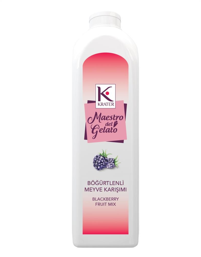 Krater Böğürtlen Meyveli Püre 1 KG 
