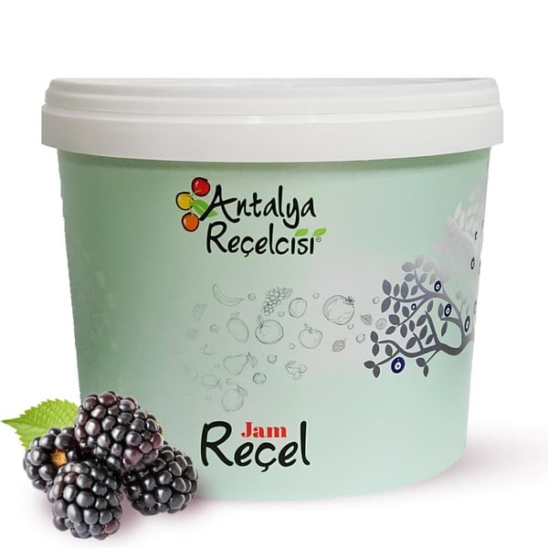 Antalya Reçelcisi Böğürtlen Reçeli 5 KG 