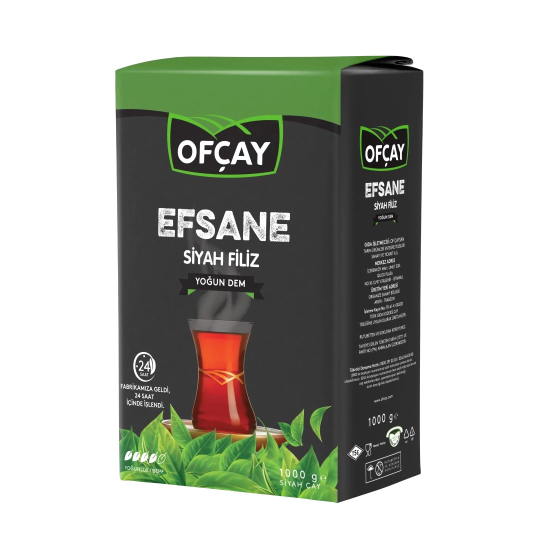 Ofçay Efsane Siyah Dökme Çay 1 KG 