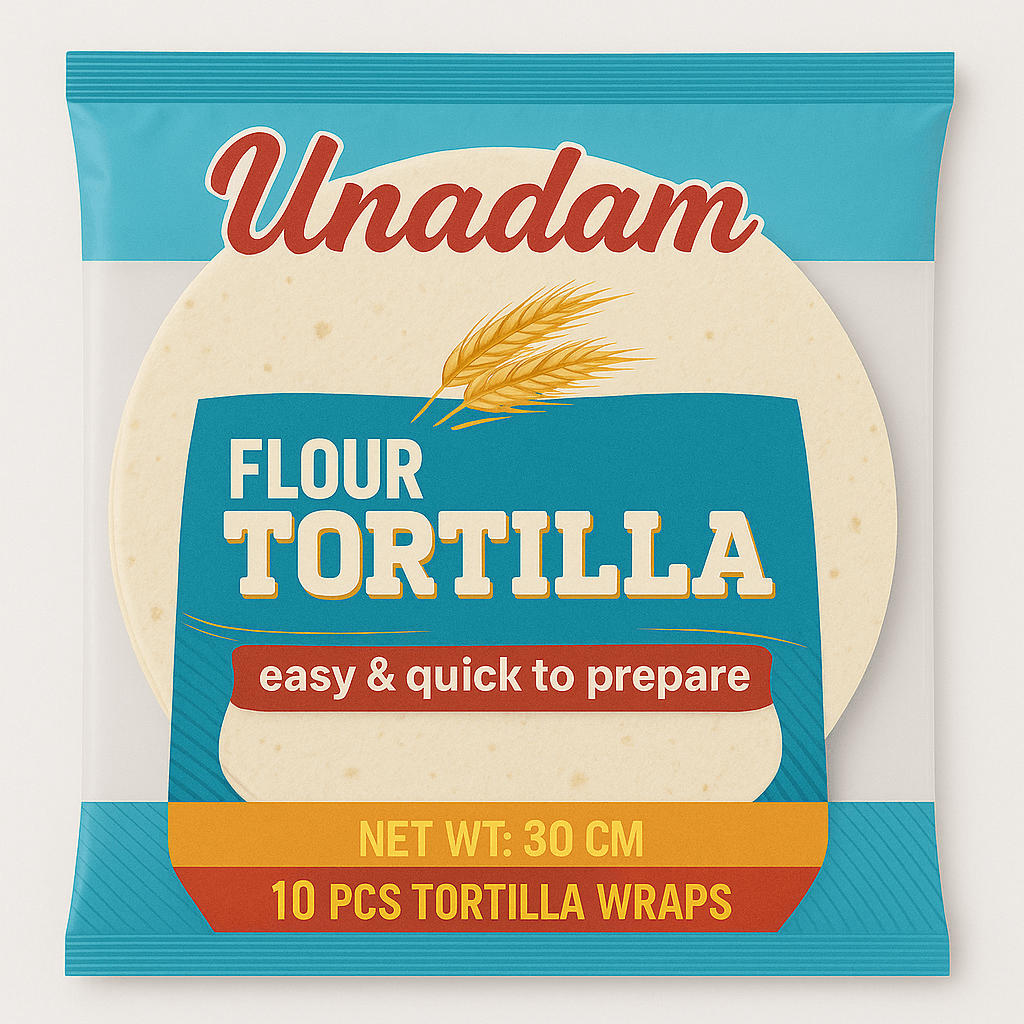 Unadam Tortilla Lavaş 30 CM 10'lu x 10 Adet (Koli)