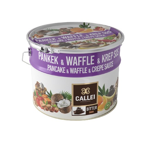 Callei Waffle Sos Bitter Çikolatalı 10 KG 