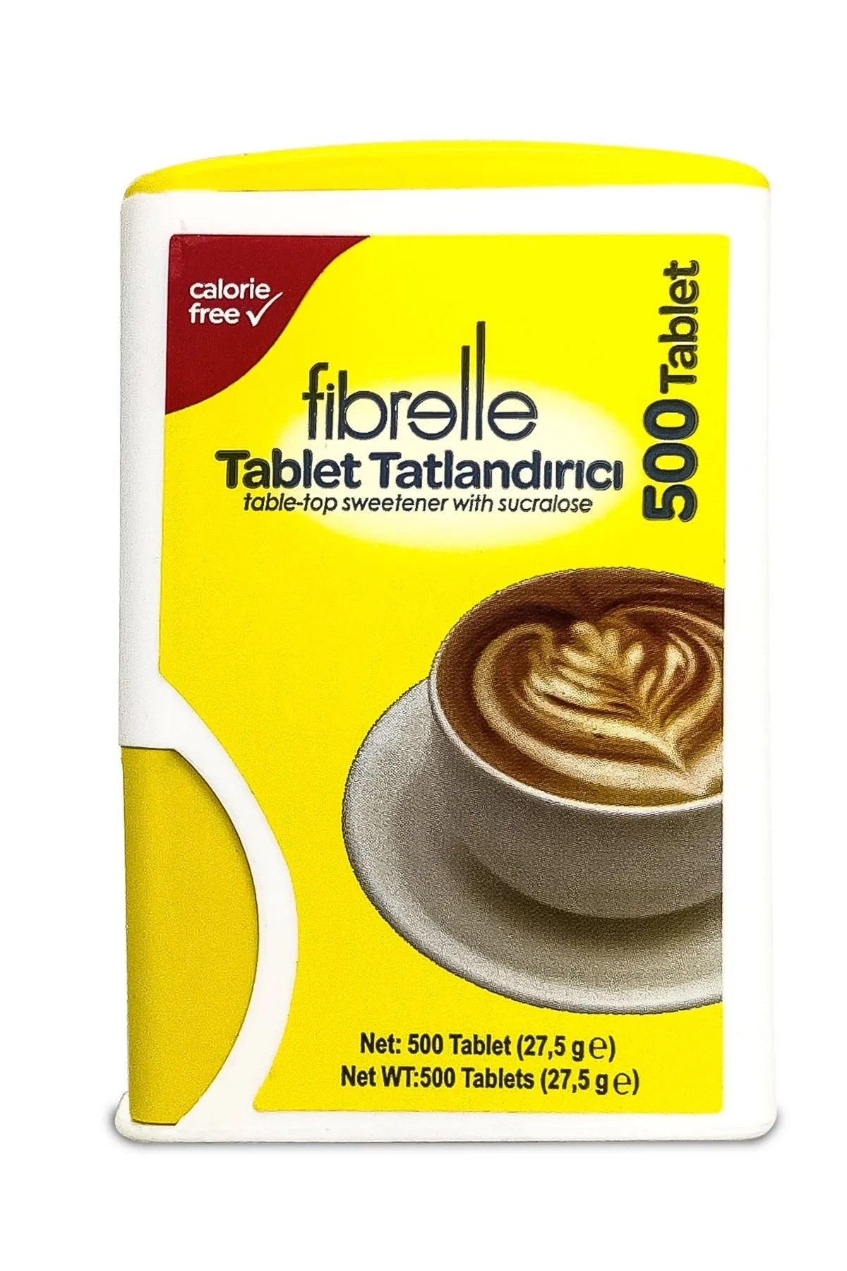 Fibrelle Sukraloz Bazlı Tablet Tatlandırıcı 500 Adet 