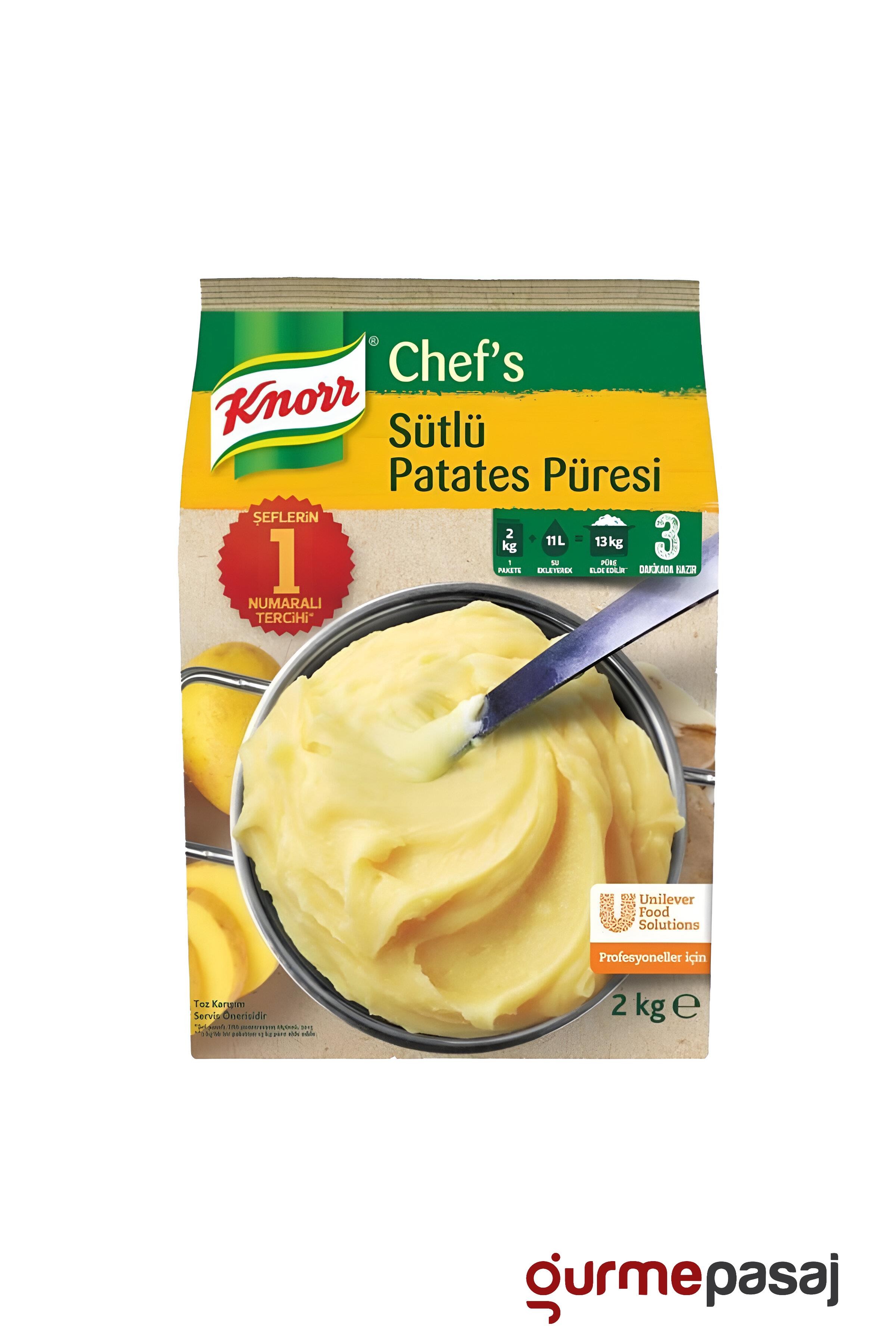 Knorr Sütlü Patates Püresi 2 KG x 4 Adet