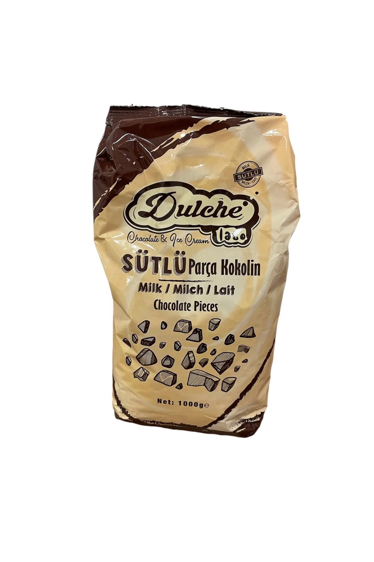 Dulchelato Sütlü Damla Kokolin 1 KG 