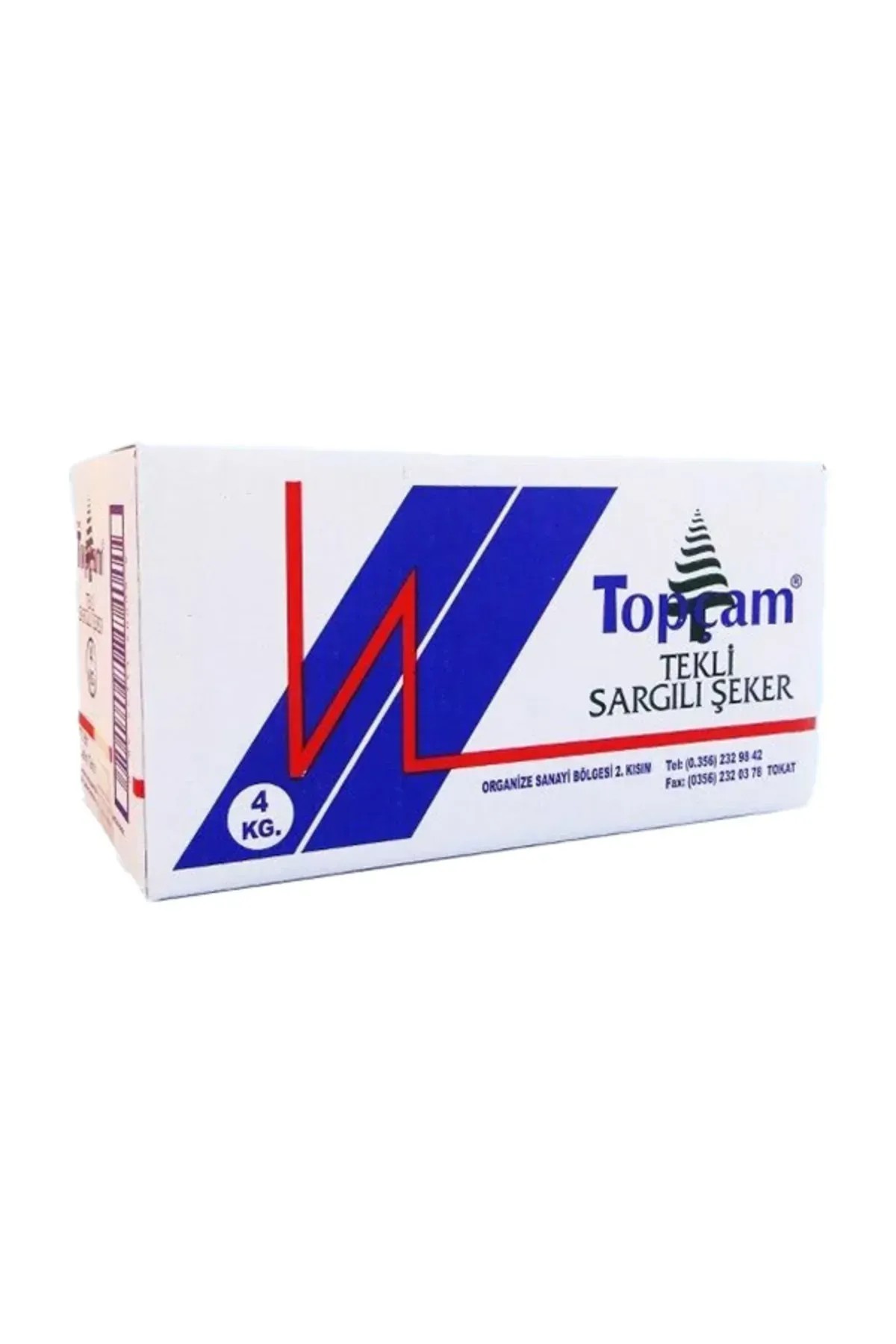 Topçam Tek Sargılı Küp Şeker 4 KG