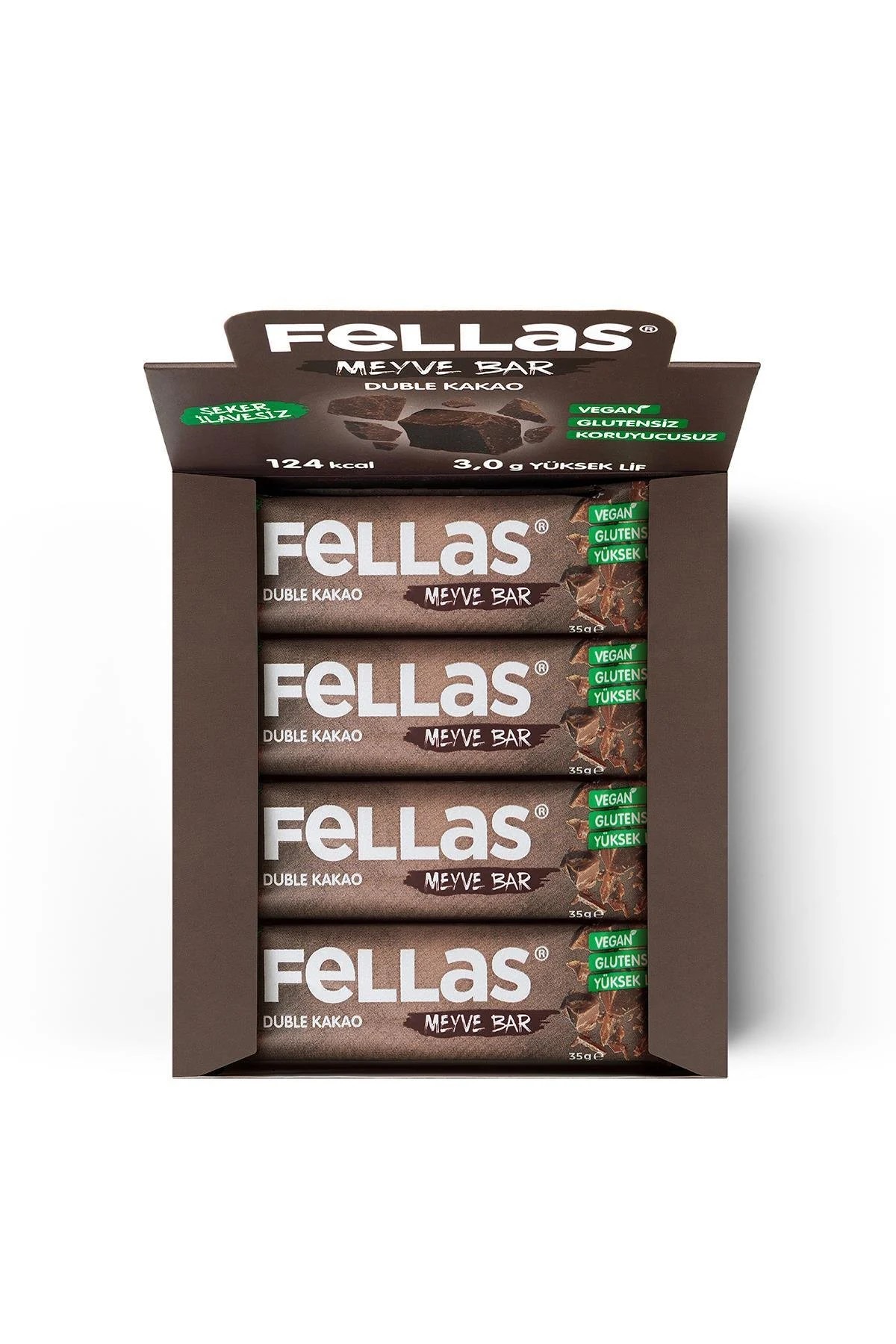 Fellas Meyve Bar - Duble Kakaolu 35 G x 12 Adet
