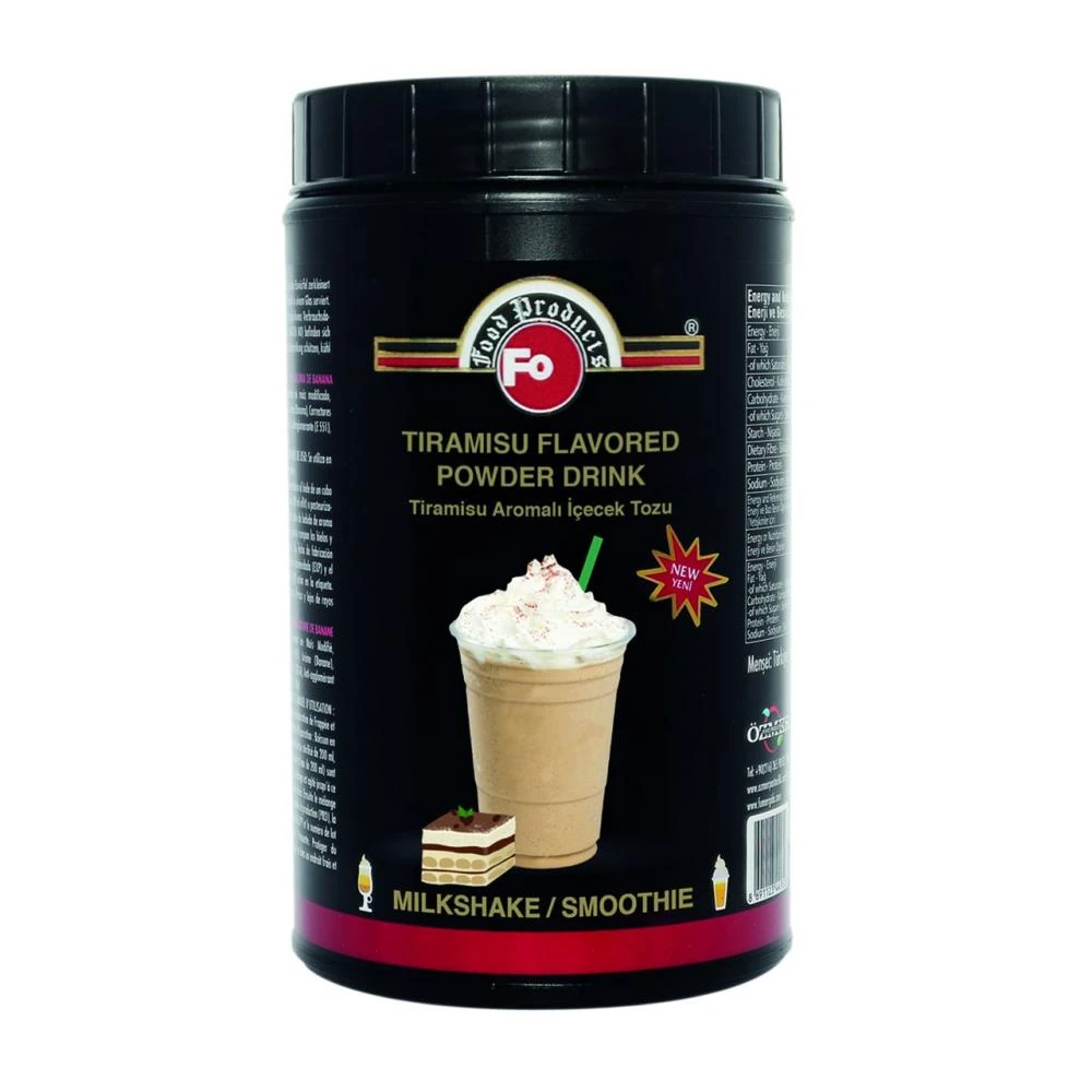 Fo Tiramisu Aromalı Milkshake Smoothie Tozu 1 KG