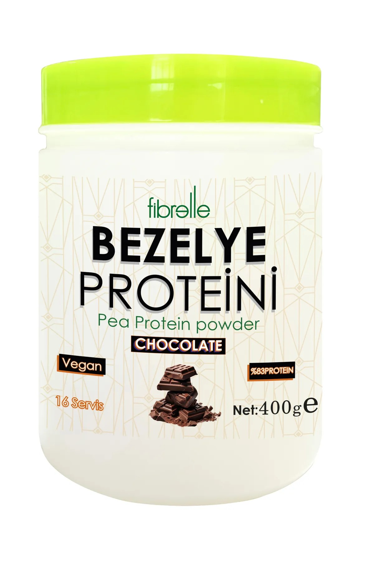Fibrelle Bezelye Proteini Çikolata Aromalı 400 G 