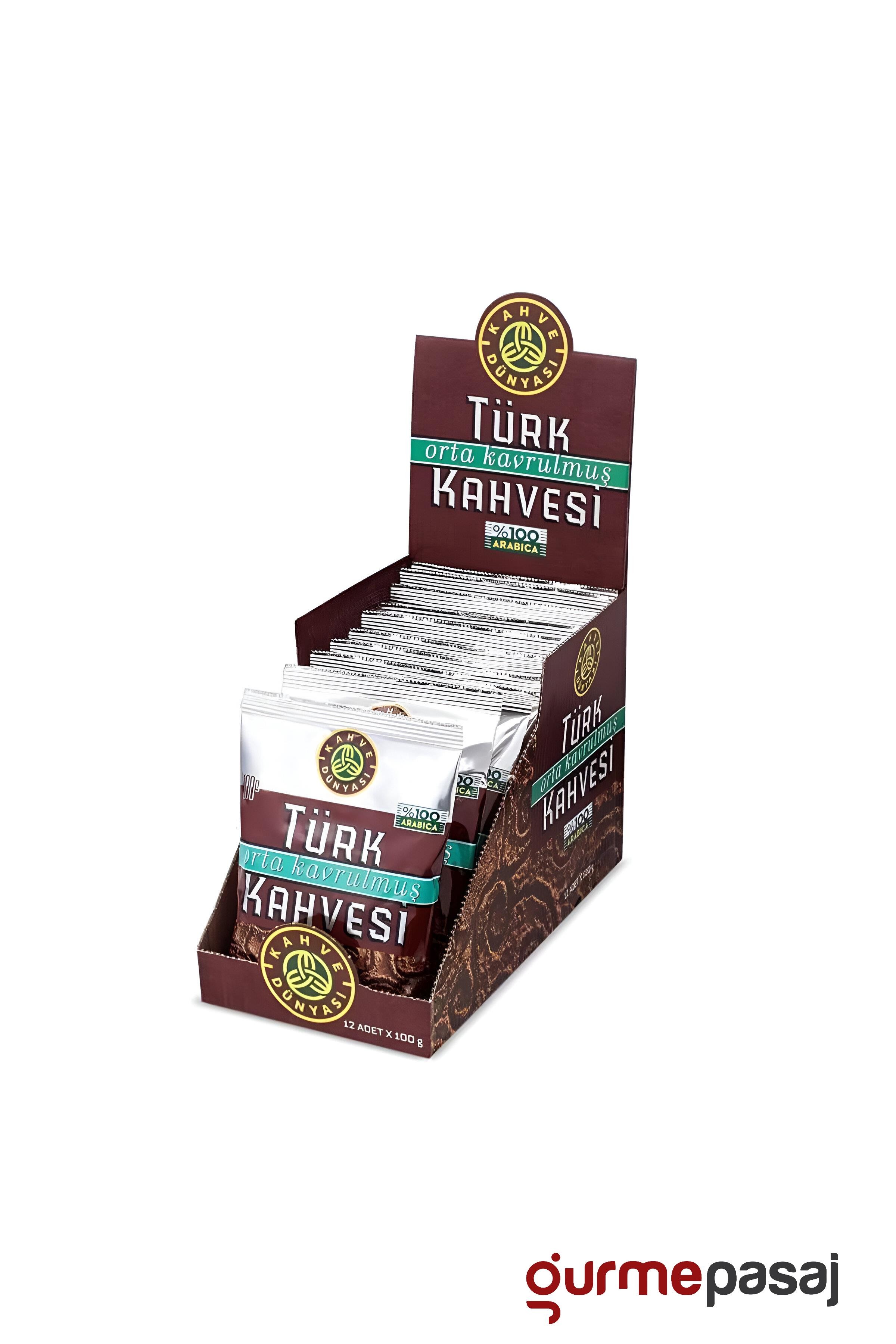 Kahve Dünyası Orta Kavrulmuş Türk Kahvesi 100 G x 48 Adet