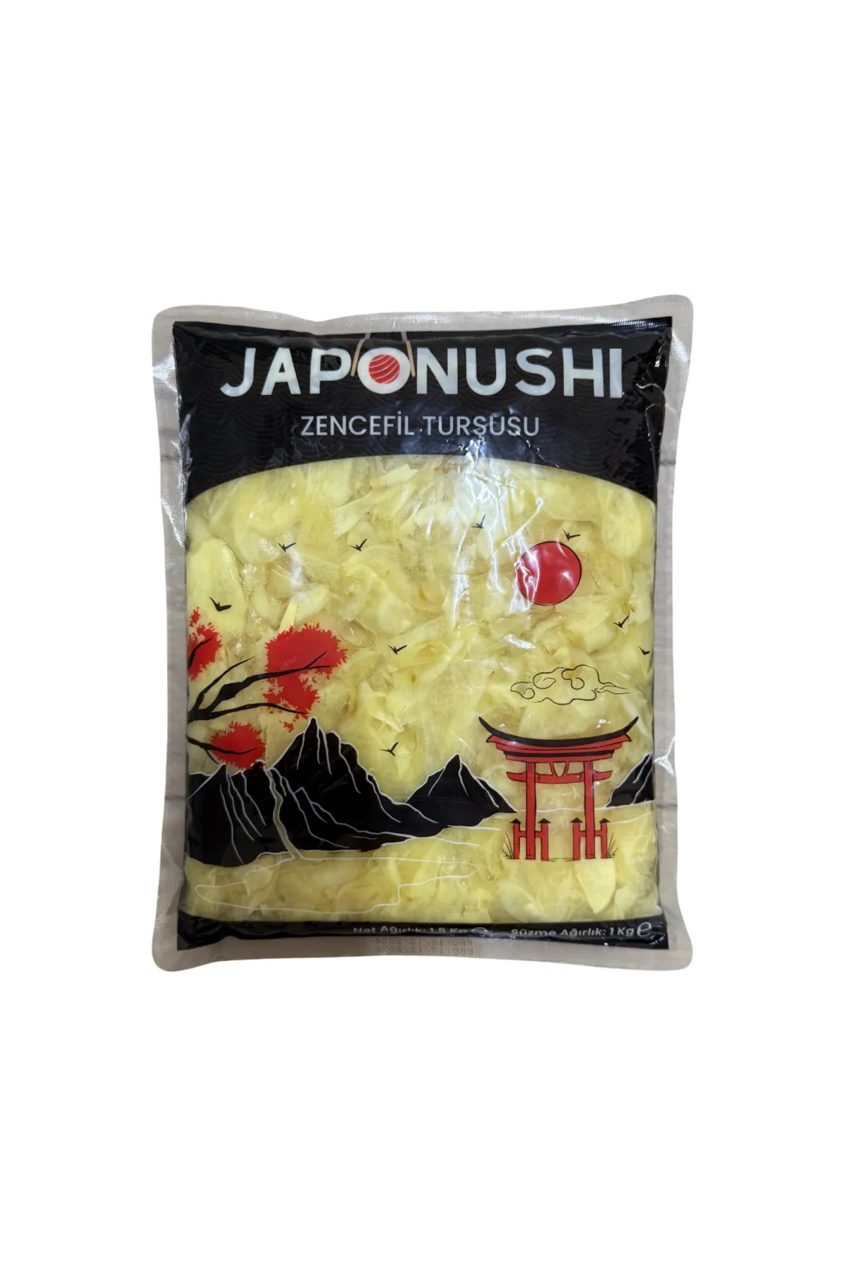 Japonushi Beyaz Zencefil Turşusu 1500 G 