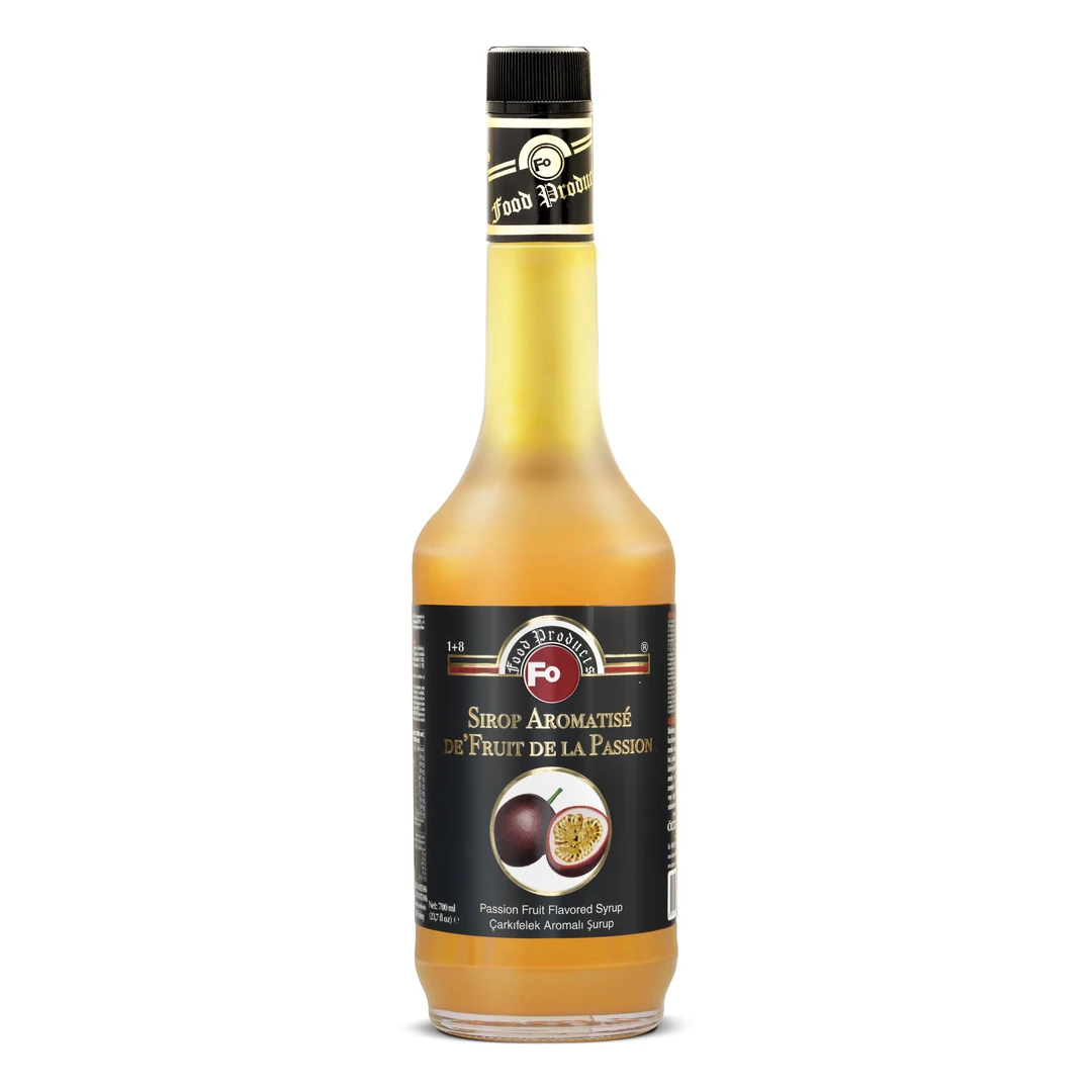 Fo Passion Fruit (Çarkıfelek) Aromalı Kokteyl Şurup 700 ML