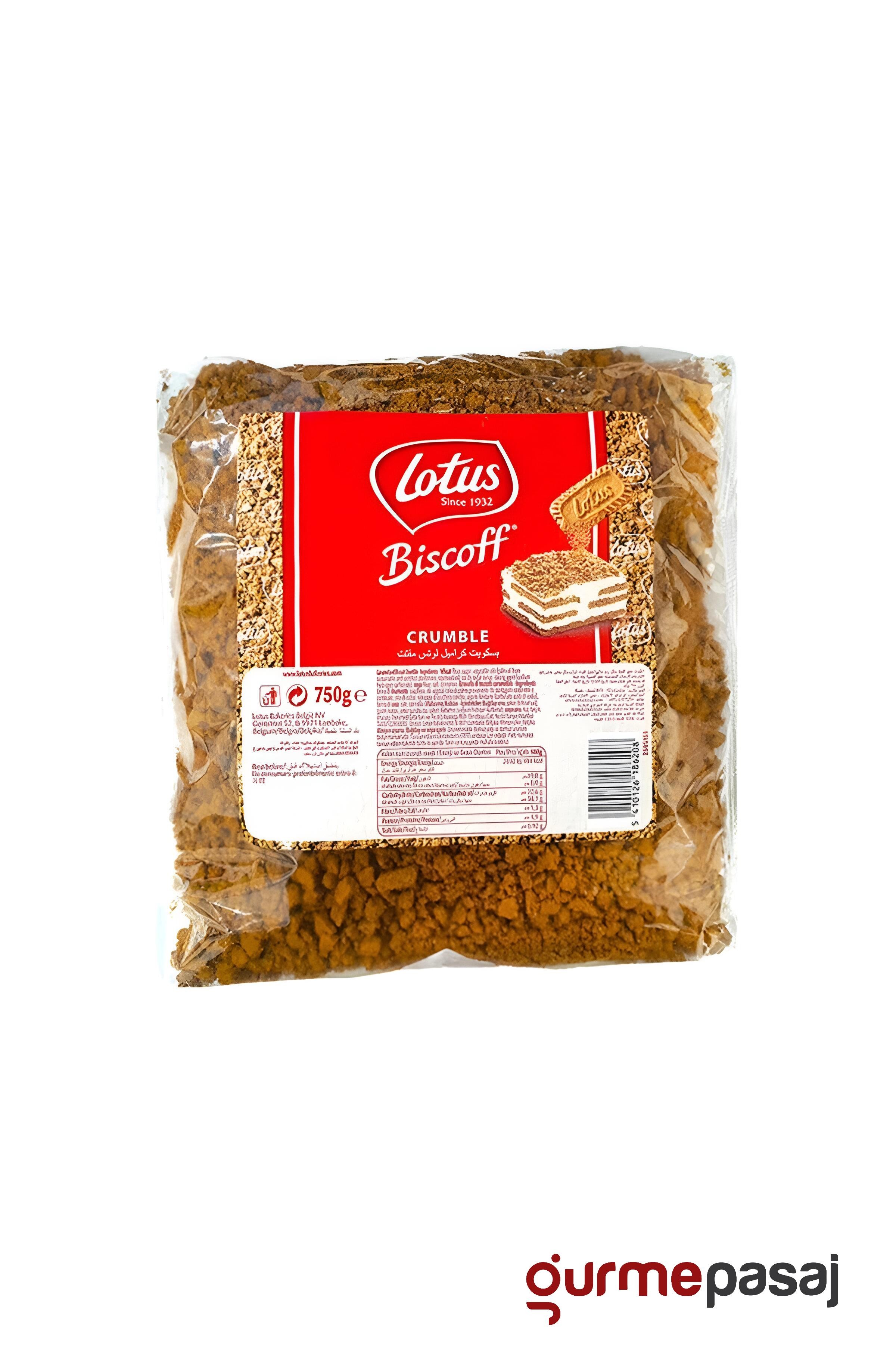 Lotus Biscoff Crumble (Bisküvi Kırıntısı) 750 G x 8 Adet