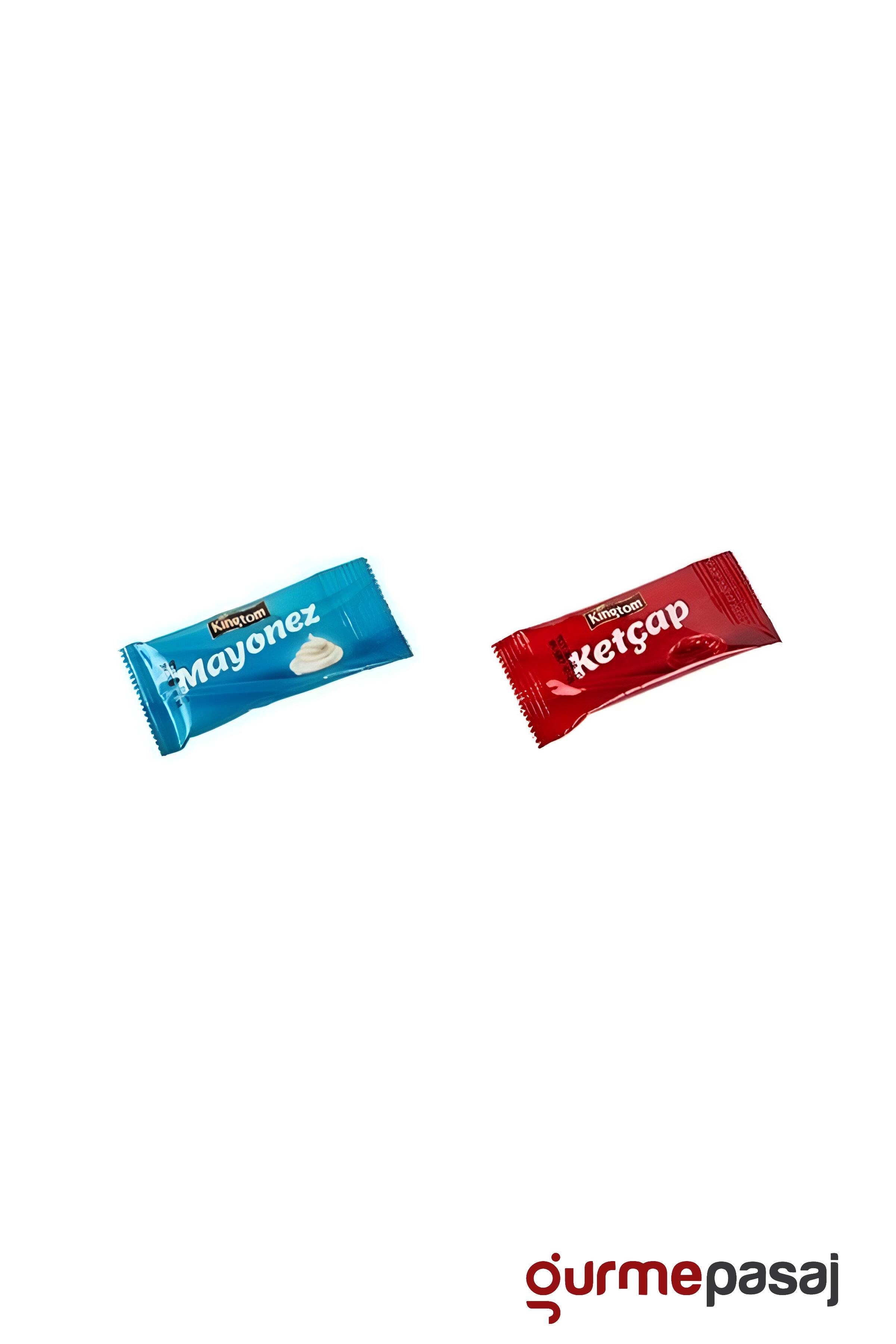 Kingtom Tek Kullanımlık PP Ketçap 10 G x 504 Adet + Tek Kullanımlık PP Mayonez 9 G x 504 Adet
