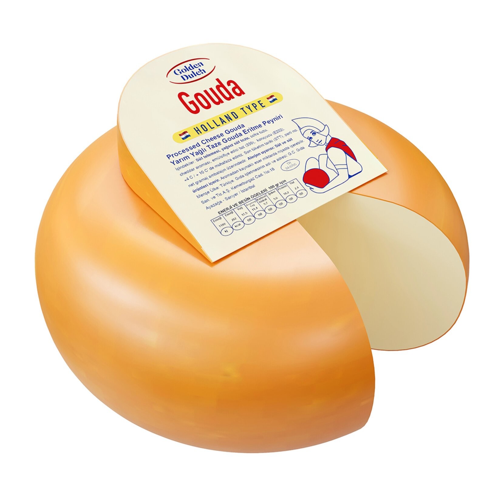 Trakya Çiftliği Sade Gouda Yarım Yağlı Peynir 200 G