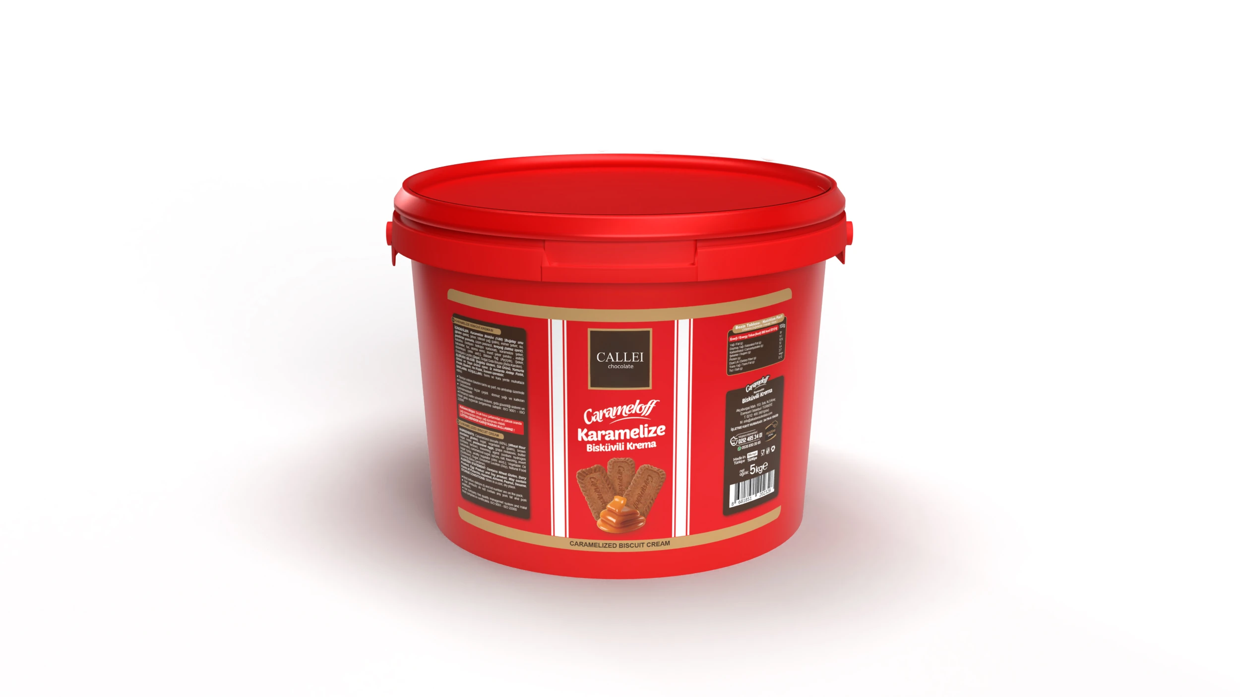 Callei Karamelize Bisküvi Kreması 5 KG 