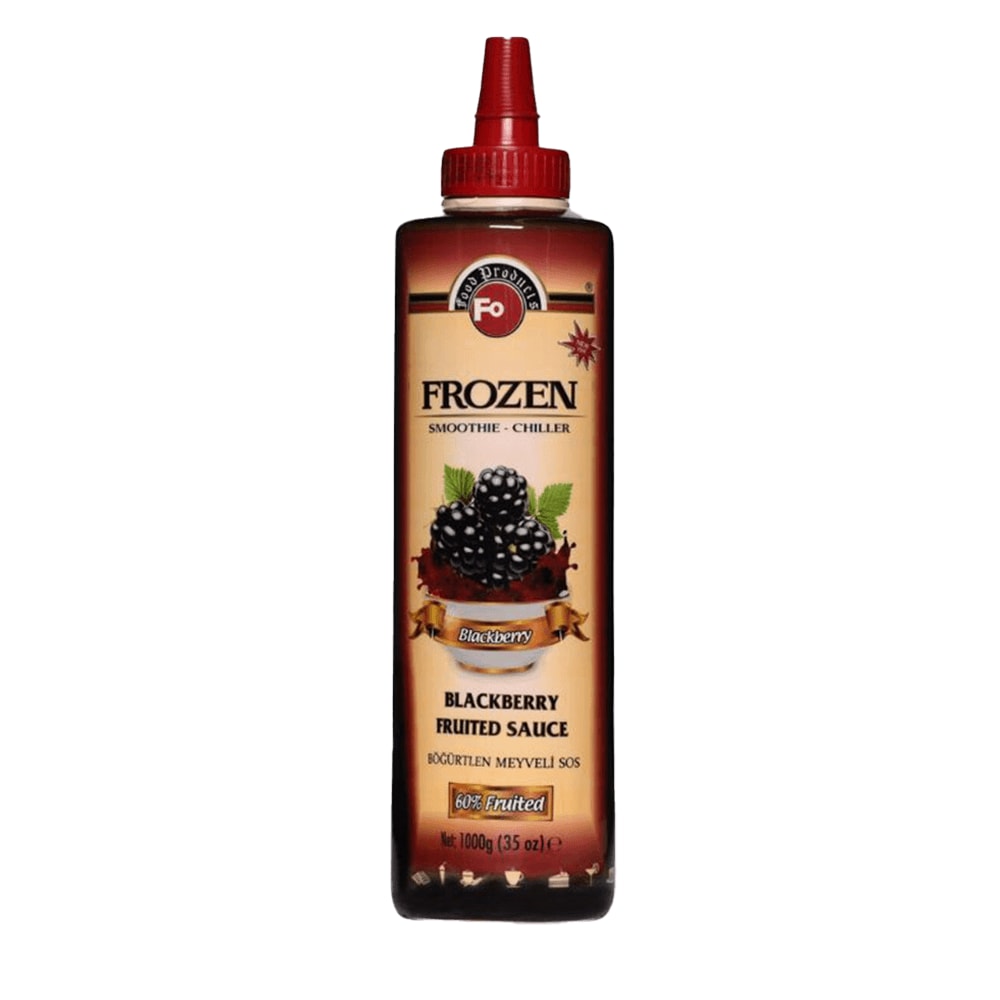 Fo Böğürtlen Meyveli Sos Frozen Meyve Püresi 1 KG 