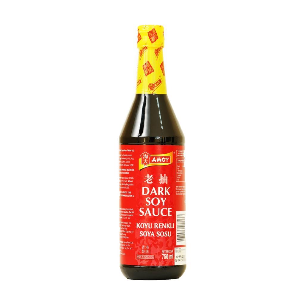 Amoy Koyu Renkli Dark Soya Sosu 750 ML