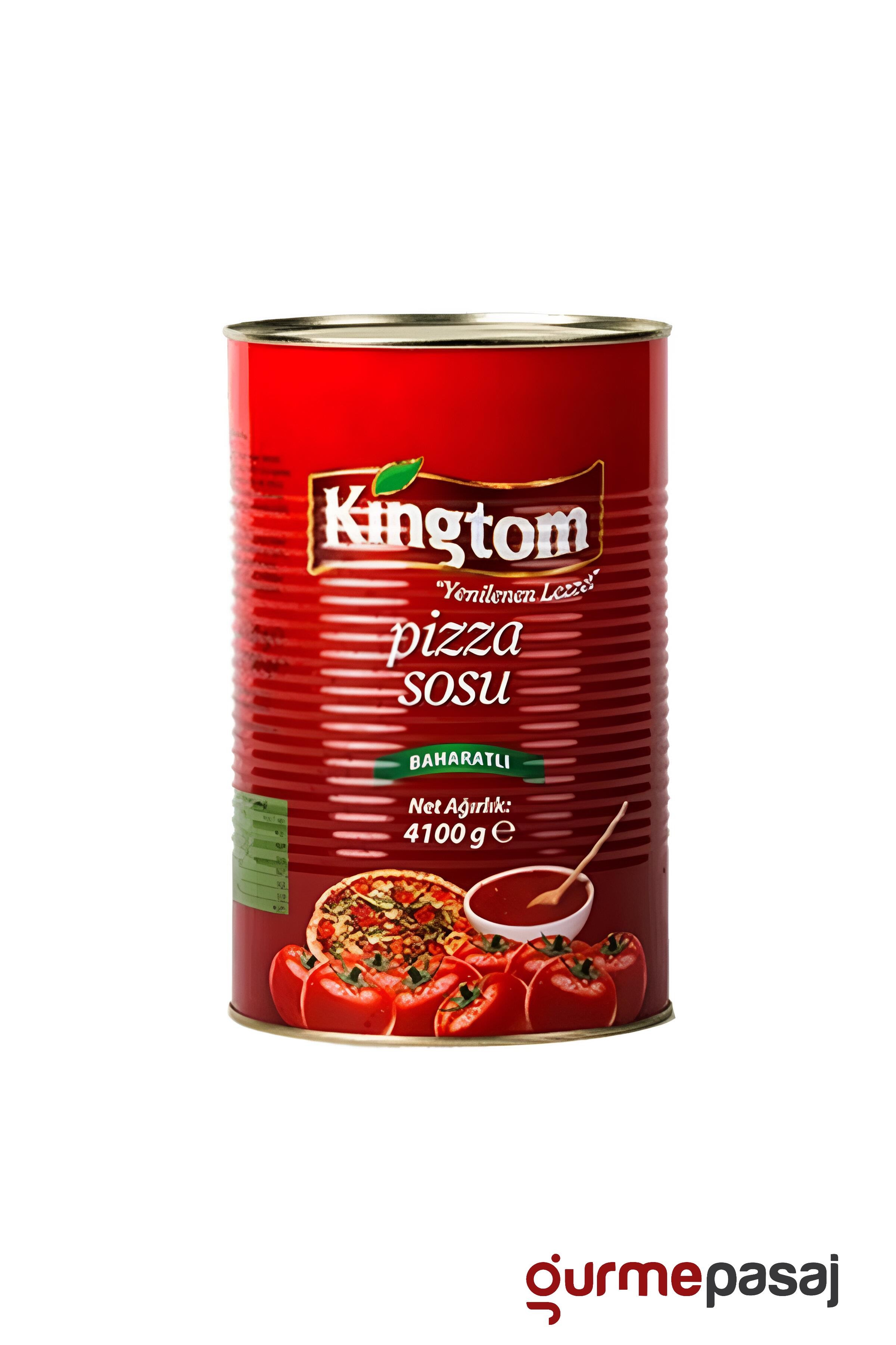Kingtom Baharatlı Pizza Sosu 4100 G x 6 Adet