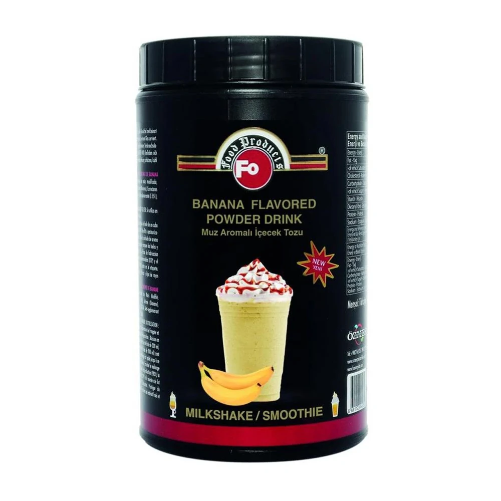 Fo Muz Aromalı Milkshake Smoothie Tozu 1 KG