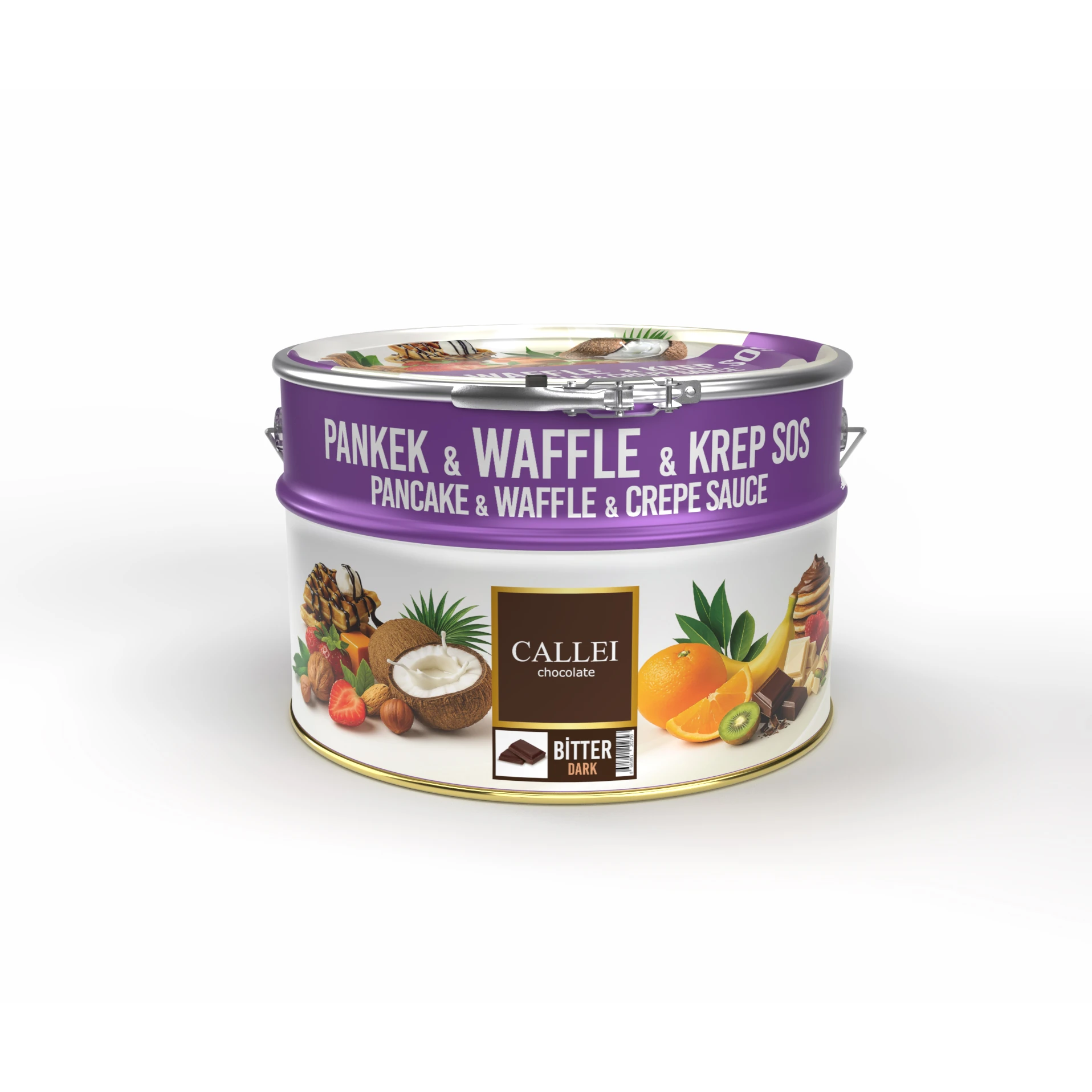 Callei Waffle Sos Bitter Çikolatalı 10 KG 