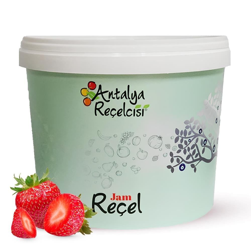 Antalya Reçelcisi Çilek Reçeli 5 KG 