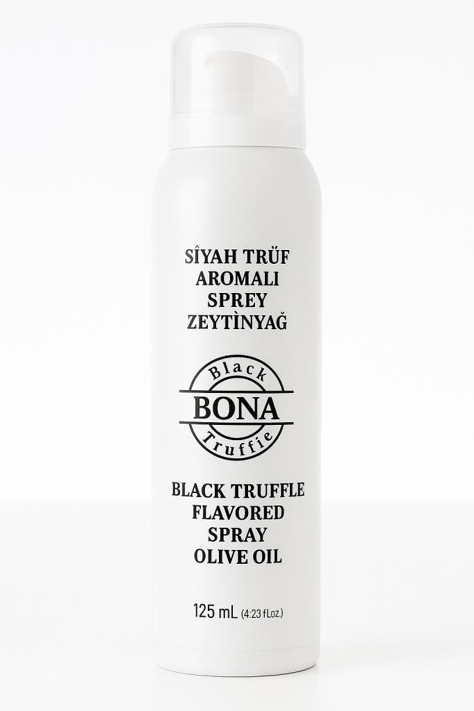 Bona Siyah Trüf Aromalı Zeytinyağı Sprey 125 ML 