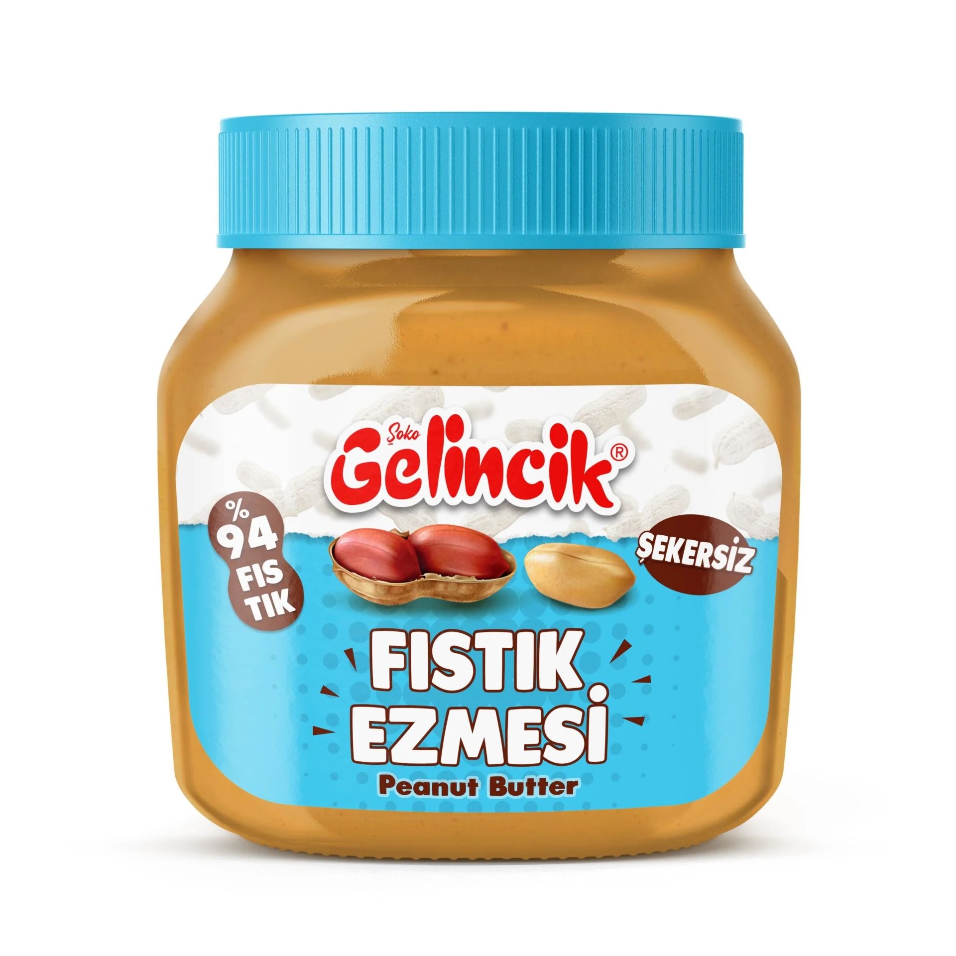 Gelincik Fıstık Ezmesi Şekersiz 650 G 