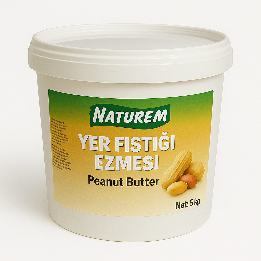 Naturem Fıstık Ezmesi Kova 5 KG 