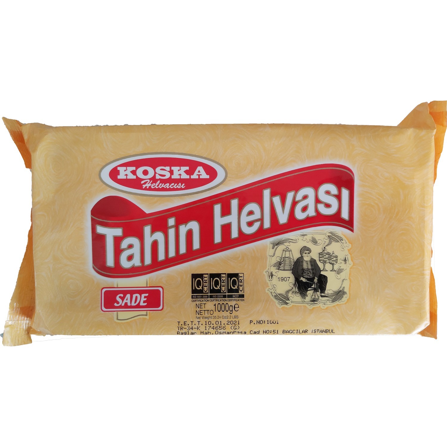 Koska Sade Tahin Helvası 1 KG 