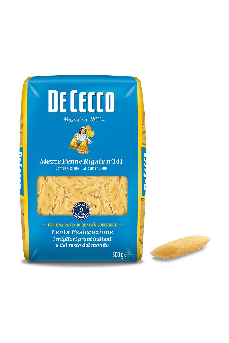 De Cecco Penne Rigate Kalem Makarna 500 G 