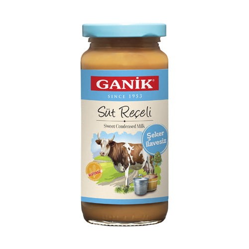 Ganik Şeker İlavesiz Süt Reçeli 270 G 