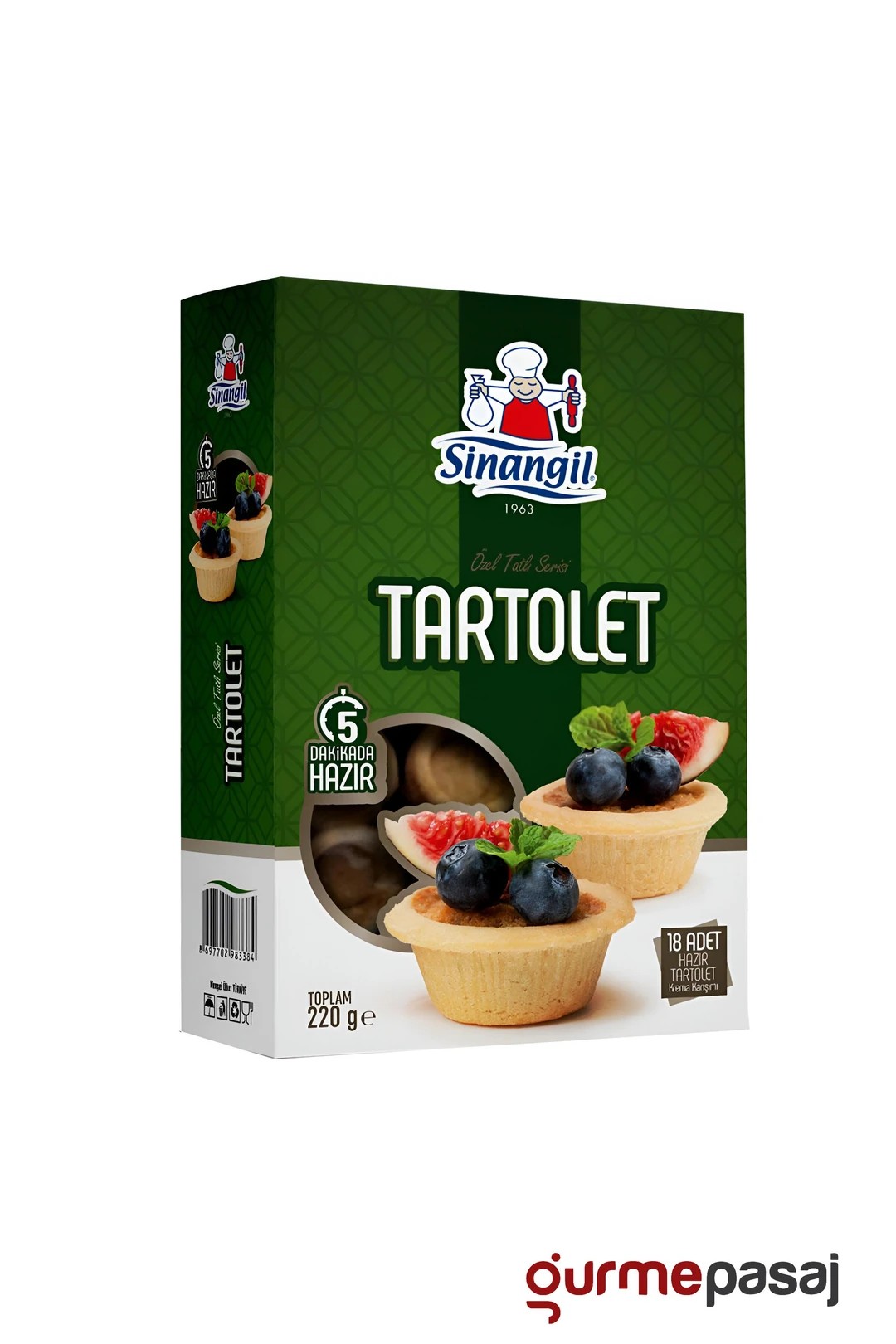 Sinangil Tartolet 220 G x 12 Adet (Koli)