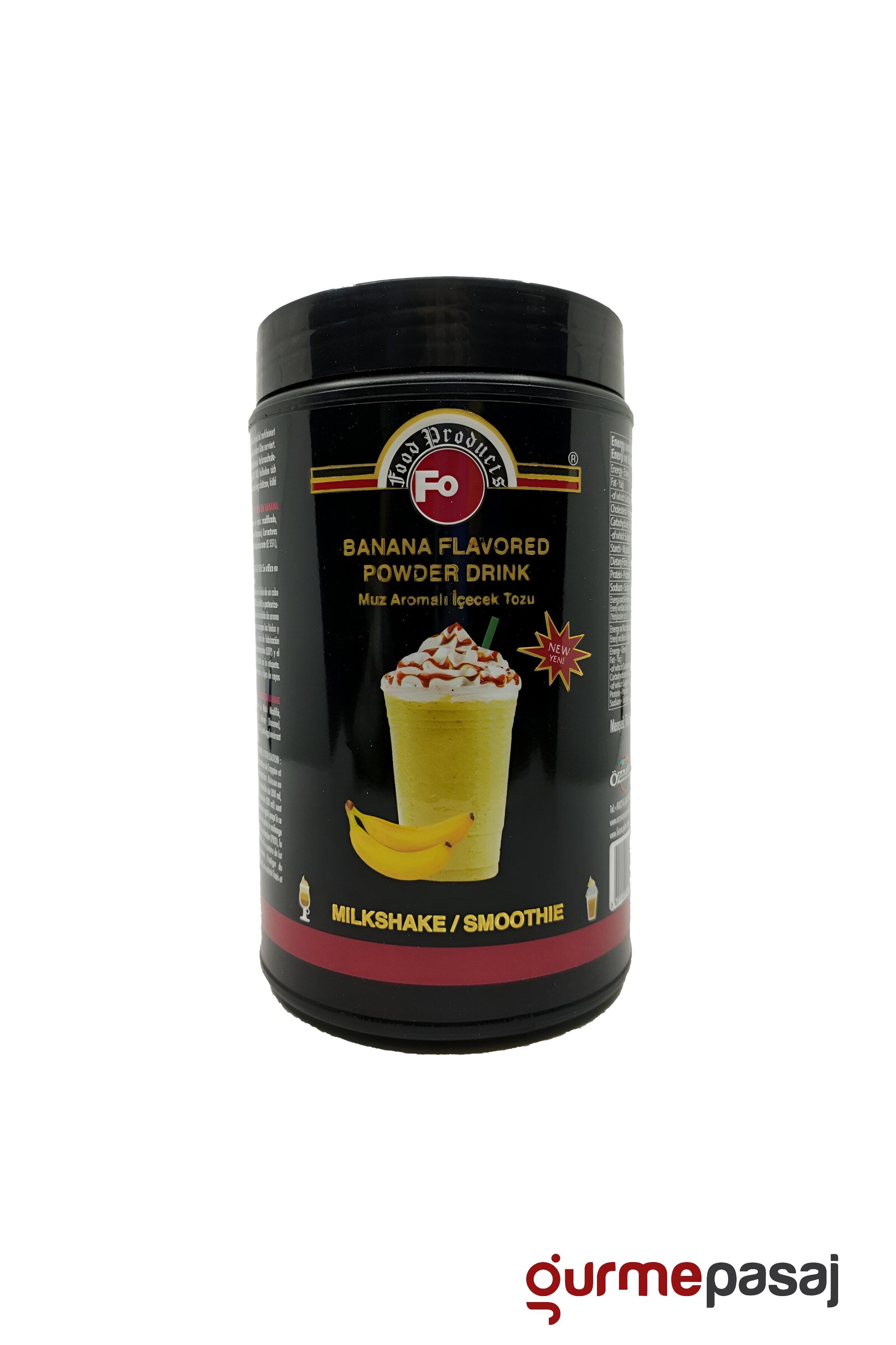 Fo Muz Aromalı Milkshake İçecek Tozu 1 KG x 6 Adet