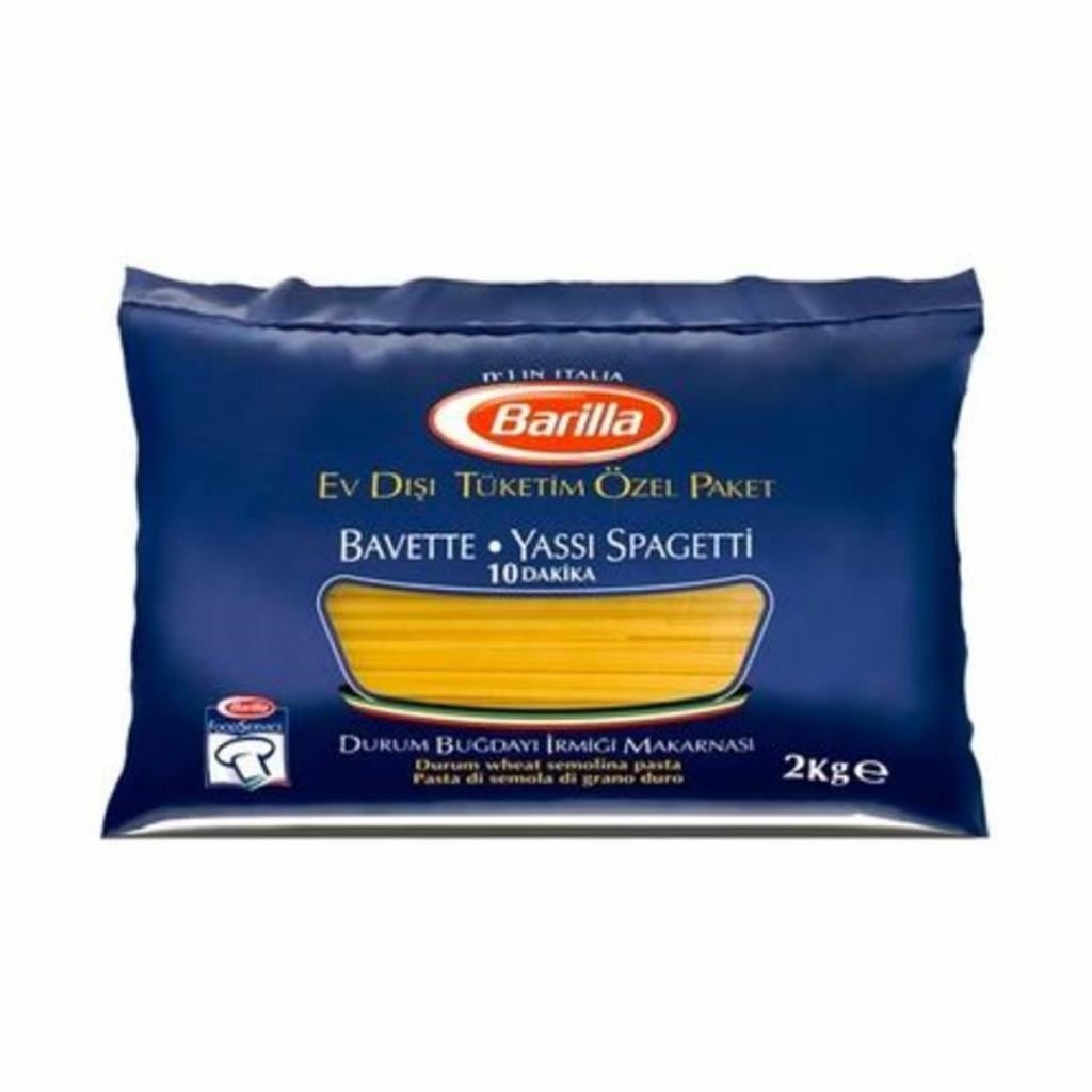 Barilla Yassı Spagetti Makarna 2 KG