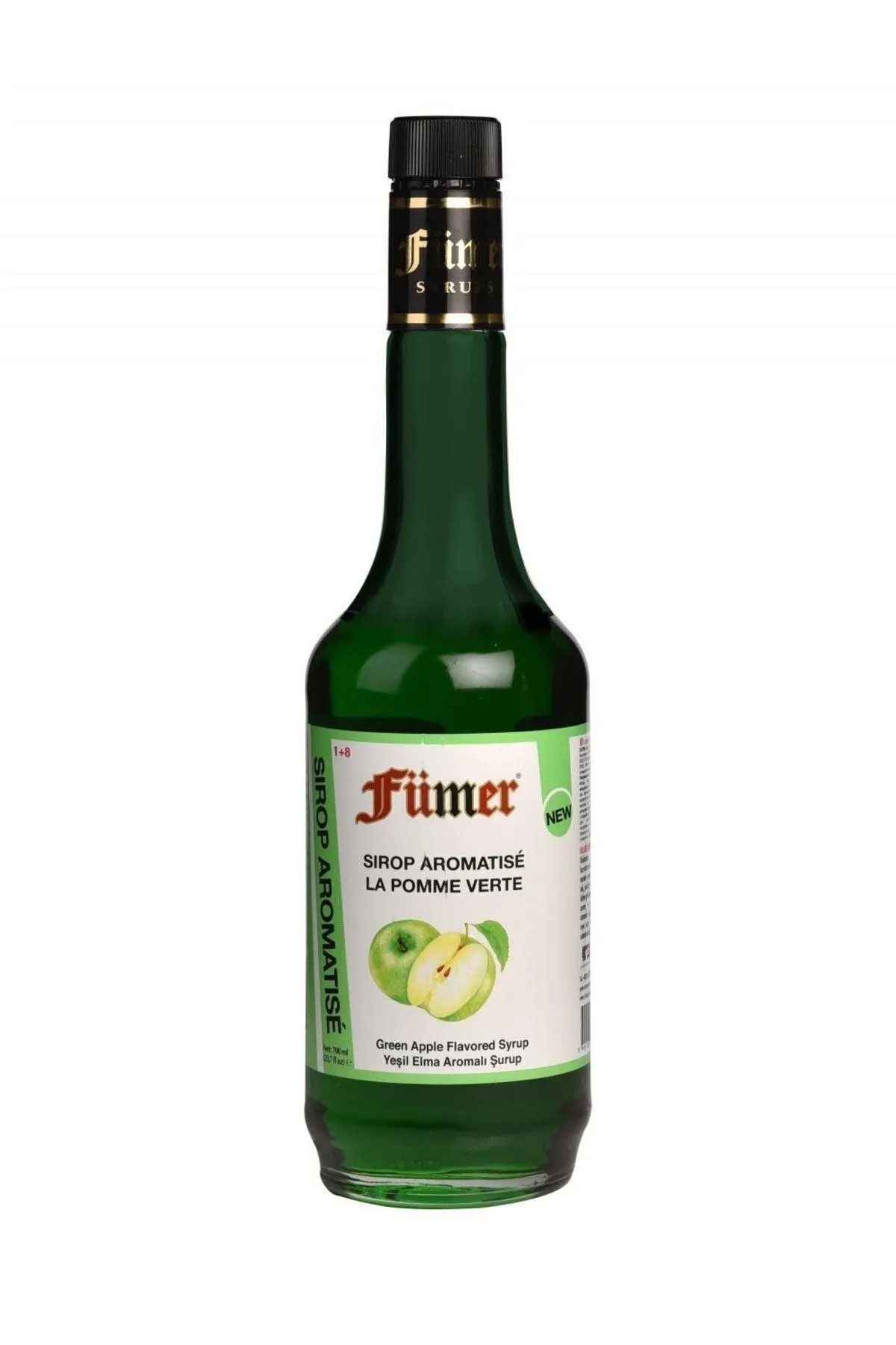 Fümer Yeşil Elma Aromalı Kokteyl Şurubu 700 ML