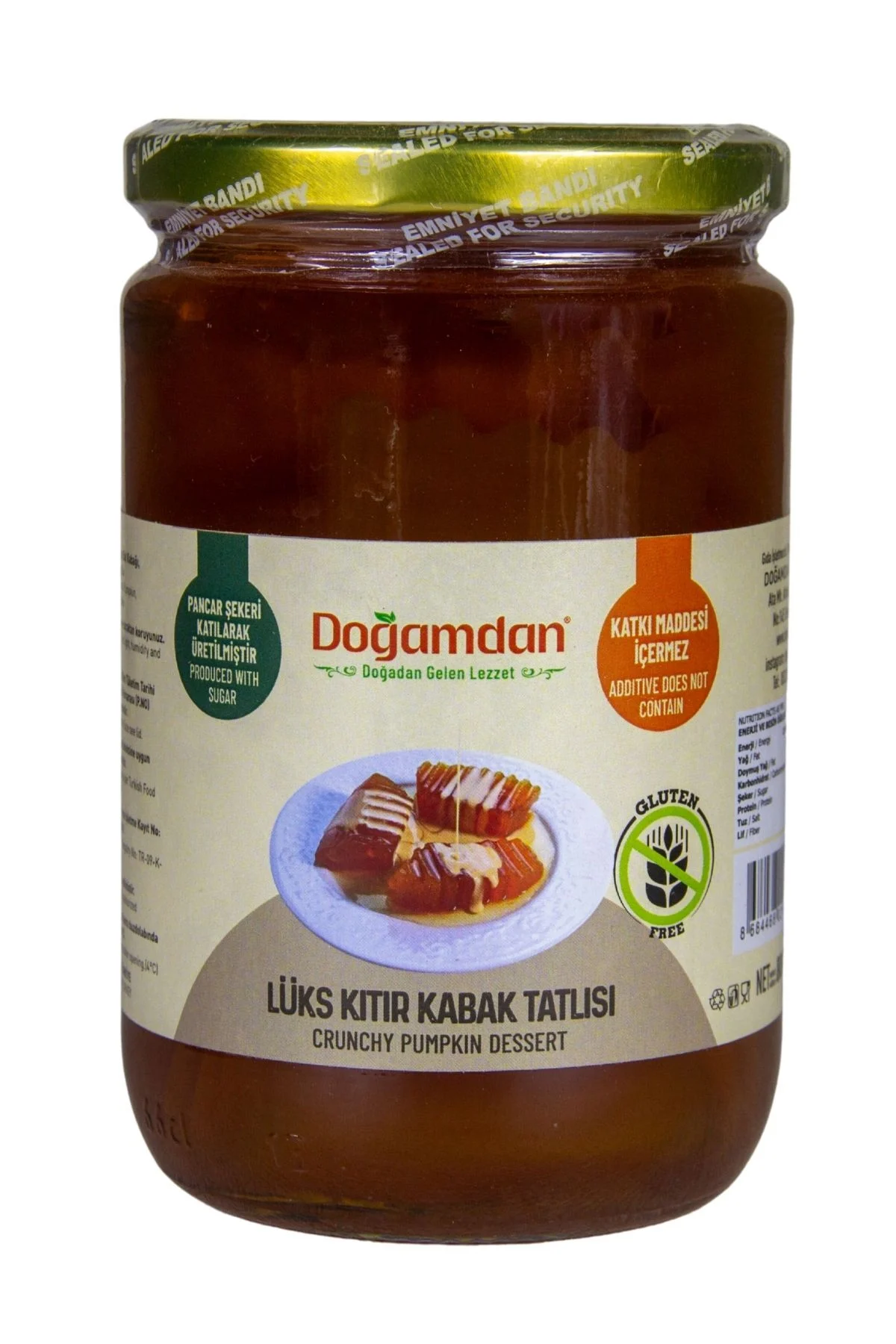 Doğamdan Lüks Kıtır Kabak Tatlısı 800 G 