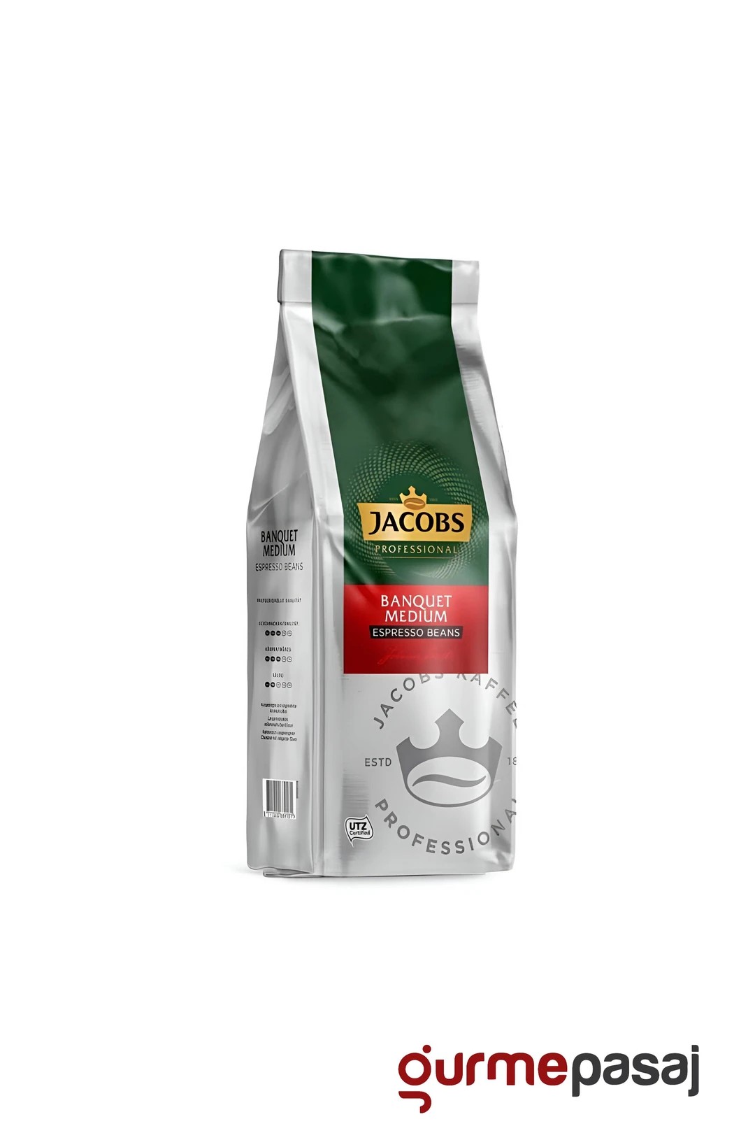 Jacobs Banquet Medium Espresso Beans Çekirdek Kahve 1 KG x 8 Adet (Koli)