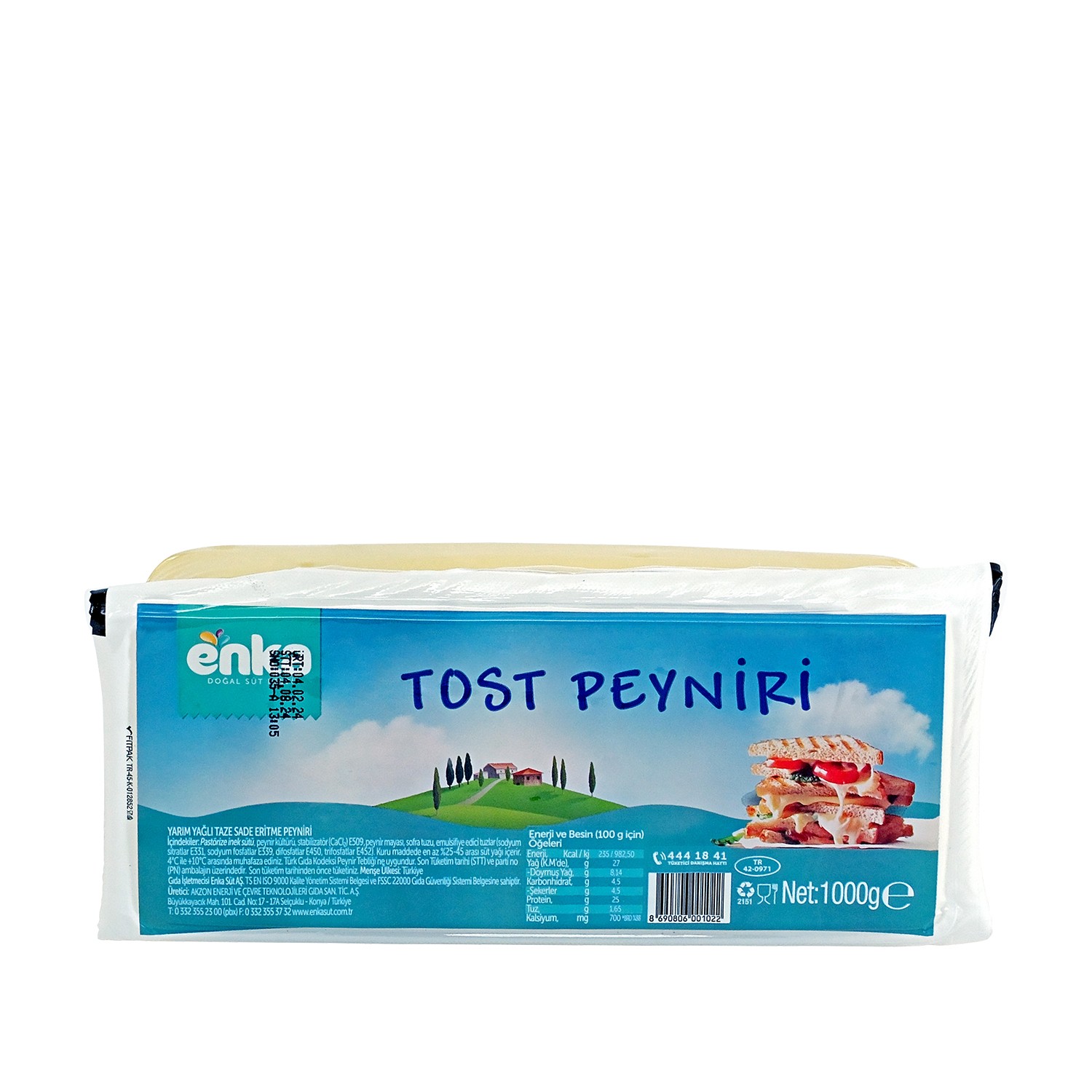 Enka Tost Peyniri 1 KG 