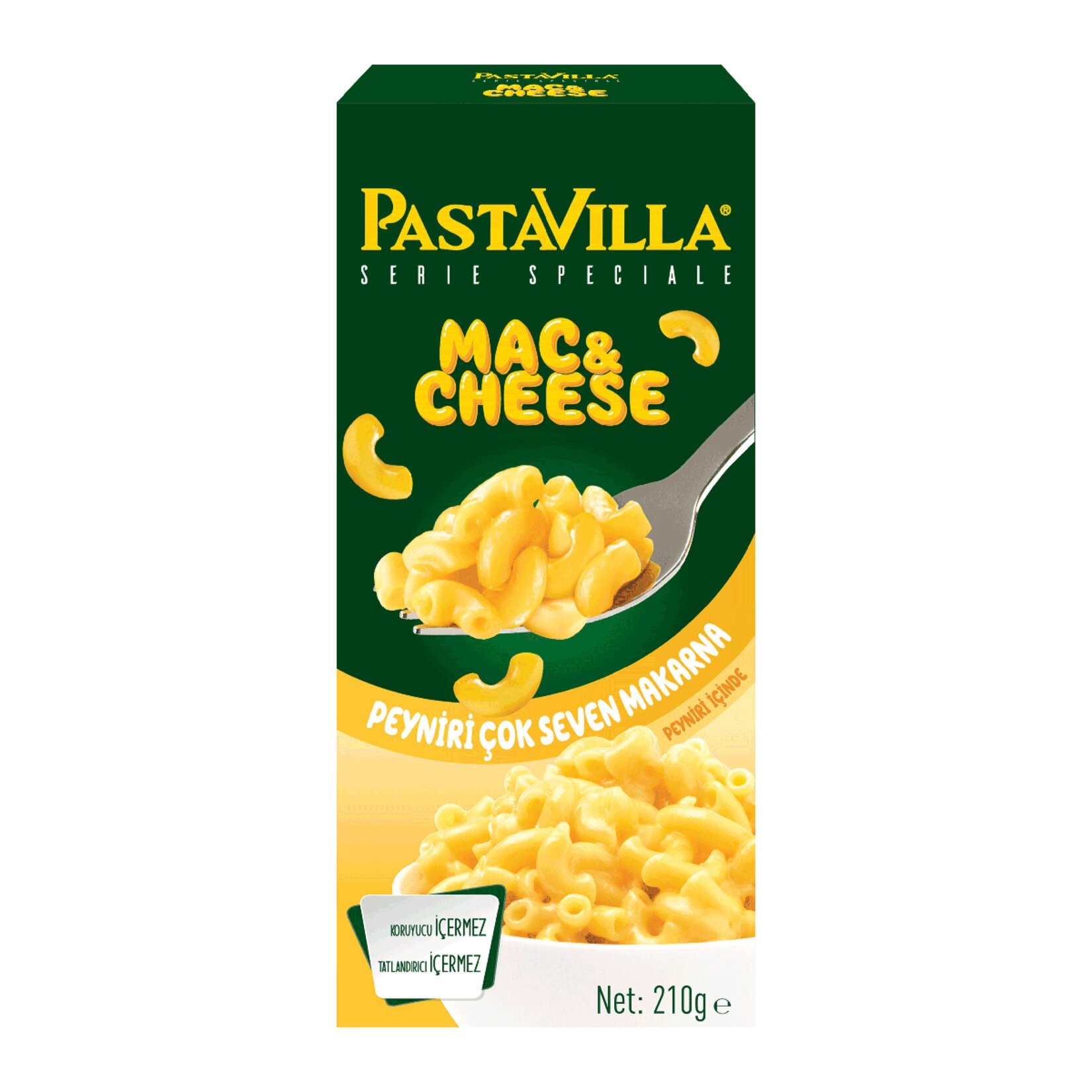 Pastavilla Mac & Cheese Makarna 210 G x 20 Adet (Koli)