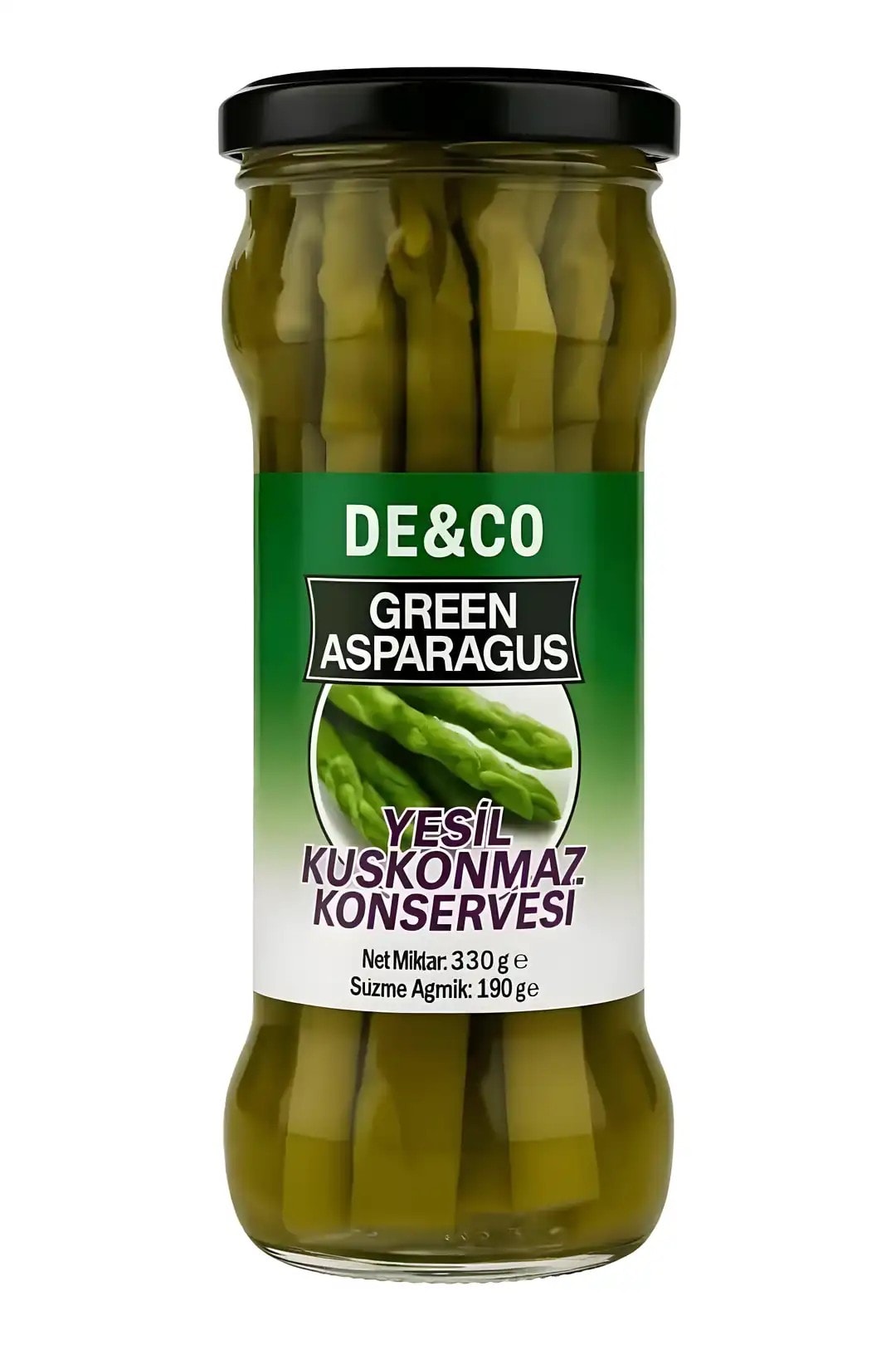 De&Co Yeşil Kuşkonmaz Asparagus 330 ML 