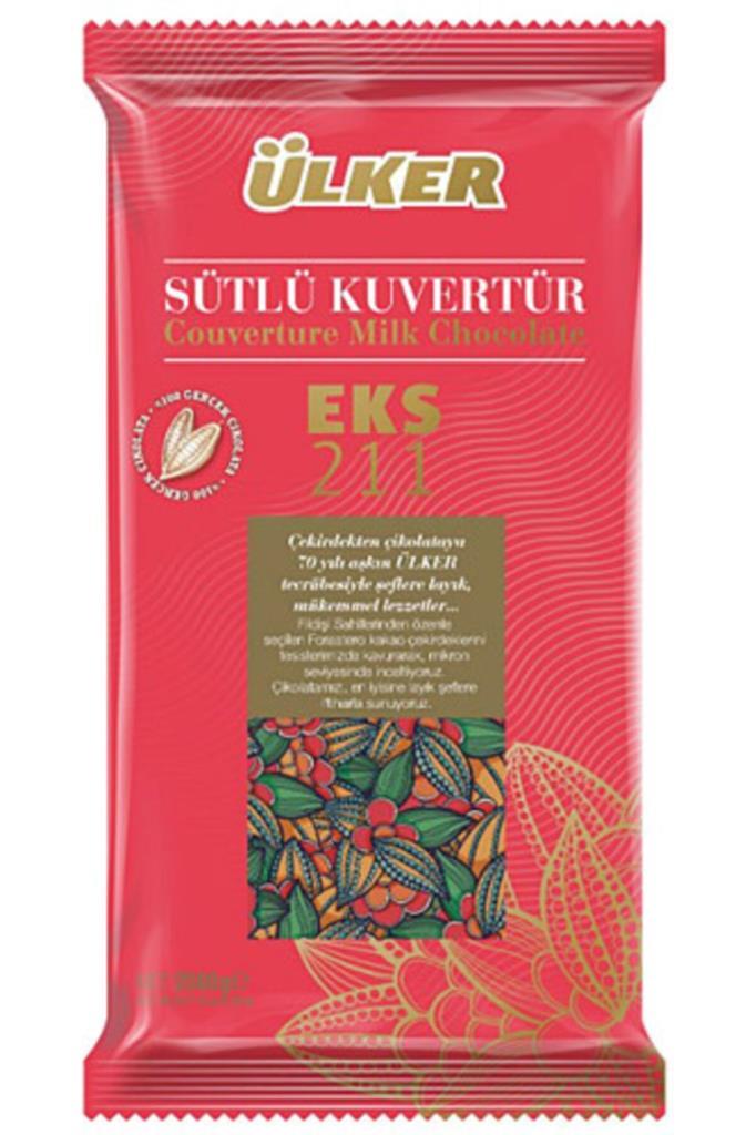 Ülker Sütlü Kuvertür Çikolata (EKS 211) 2.5 KG 