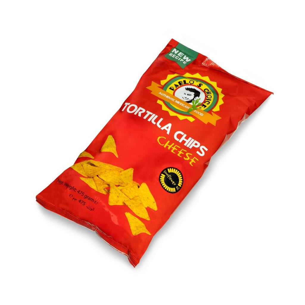 Pablo's Choice Tortilla Cips Mexican Style 475 G x 12 Adet (Koli)