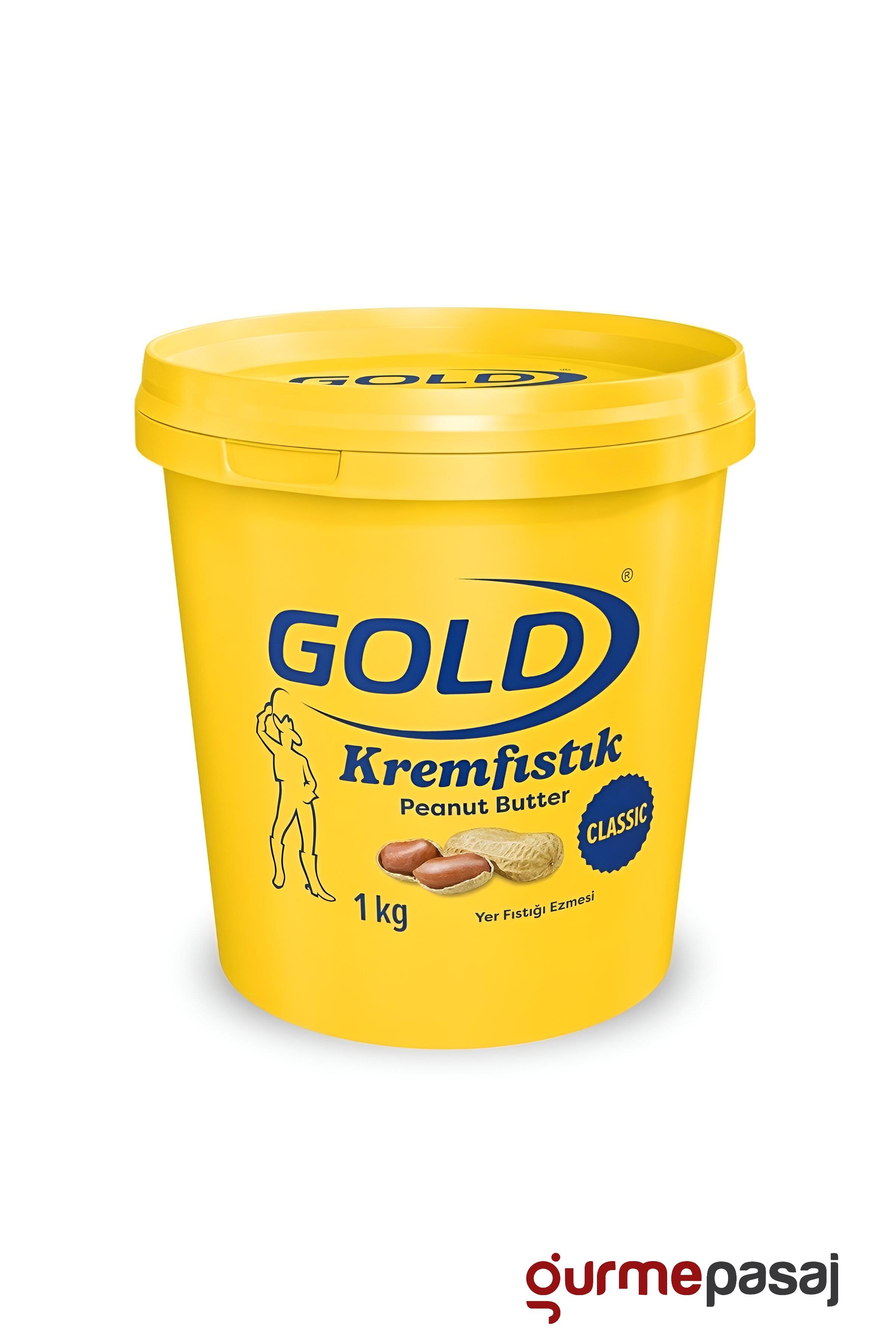 Polmak Gold Krem Fıstık Yer Fıstığı Ezmesi 1 KG x 6 Adet
