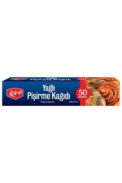 Roll Up Silikonlu Pişirme Kağıdı 37 cm x 50 m