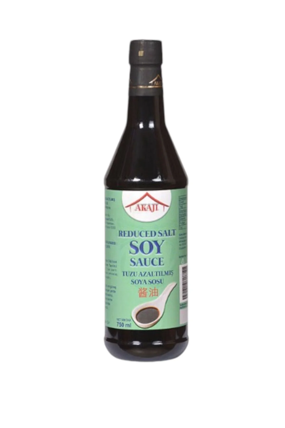 Akaji Tuzu Azaltılmış Soya Sos 750 ML x 12 Adet (Koli)