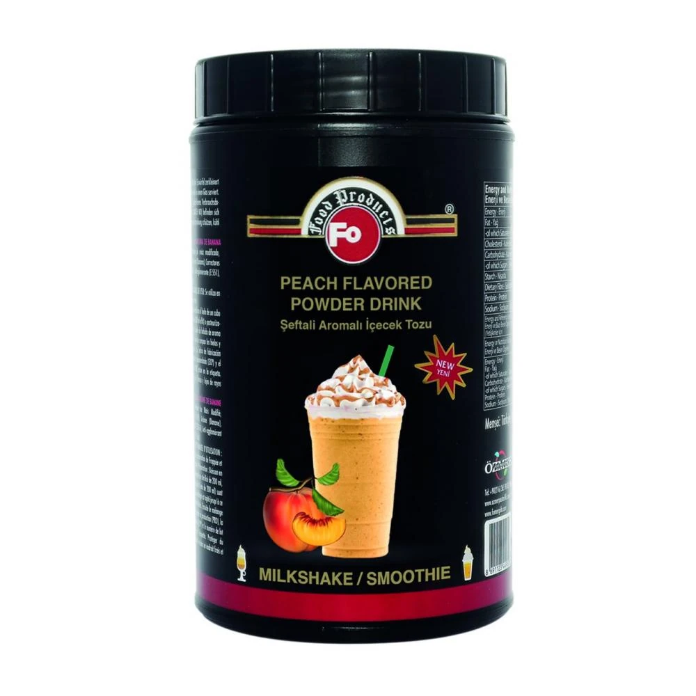 Fo Şeftali Aromalı Milkshake Smoothie Tozu 1 KG