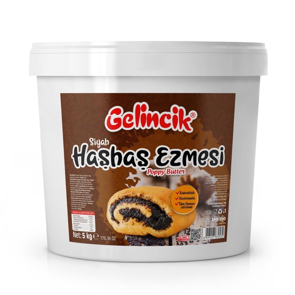 Gelincik Siyah Haşhaş Ezmesi 5 KG 