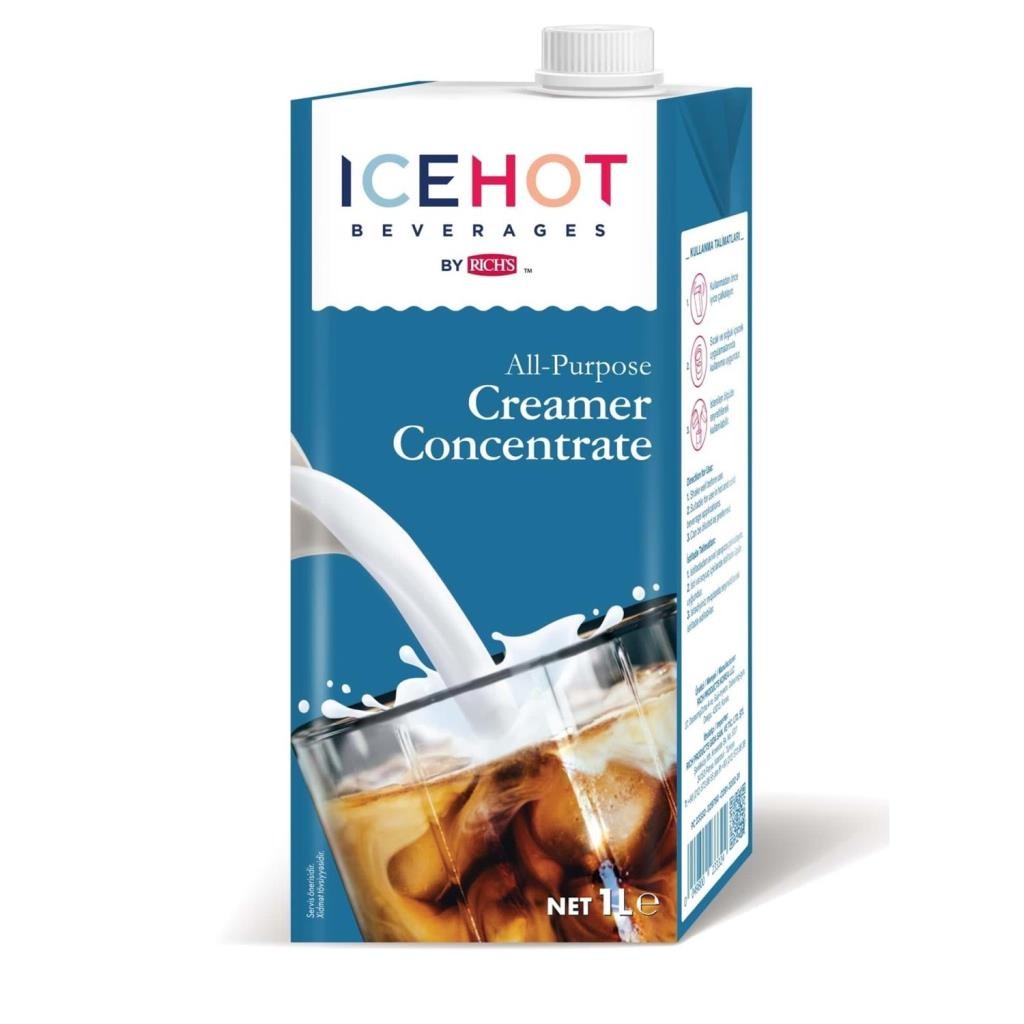  Rich's Creamer Concentrate - Bitkisel Yağlı İçecek Bazı 1 LT x 12 Adet (Koli)