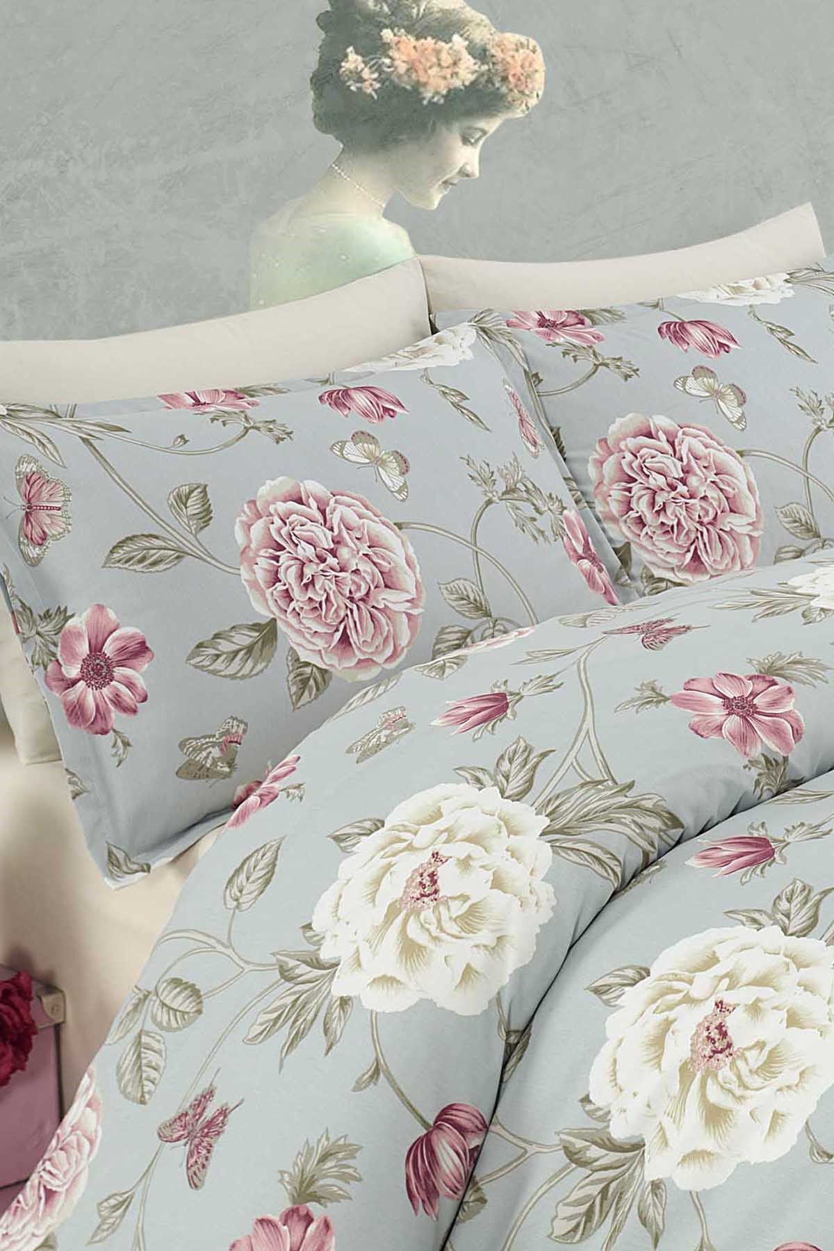 Kolay Ütülenir Nevresim Takımı Tek Kişilik Sandiego Mint